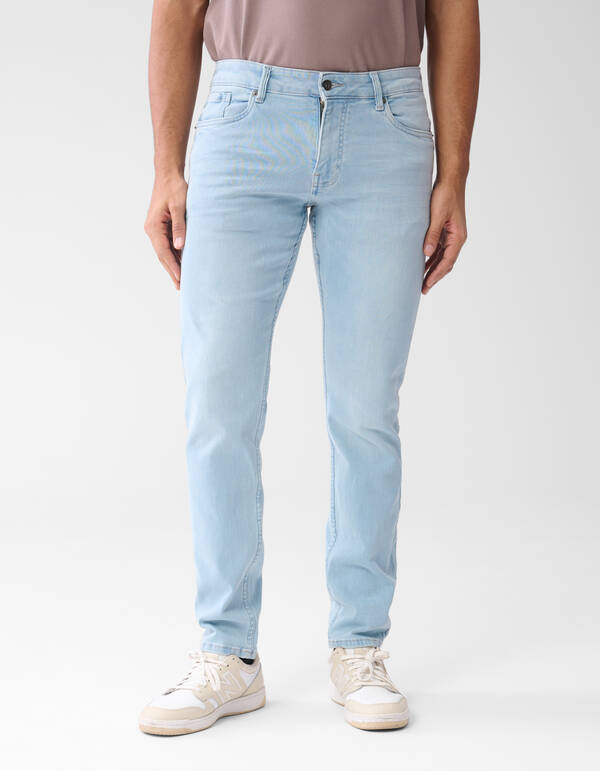 Slim Fit Jog Jeans gebleicht L32 SHOEBY MEN