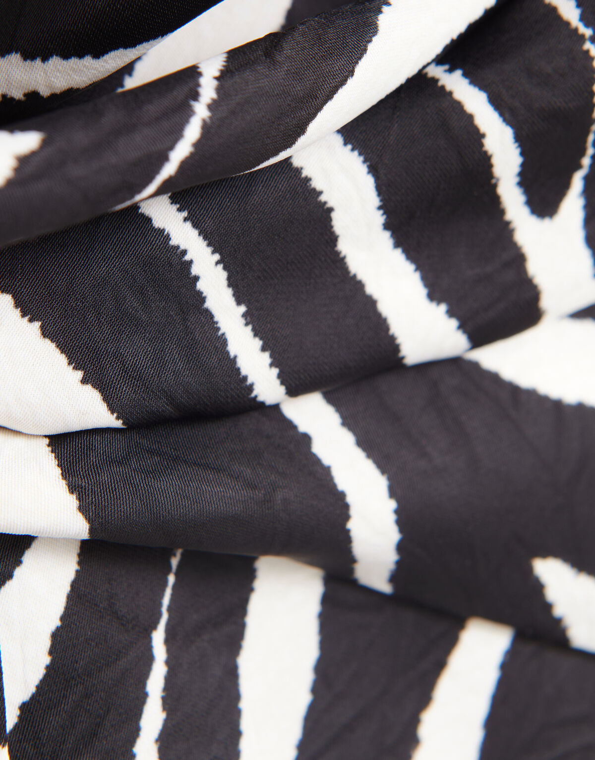 Zebra Print Bluse Schwarz/Weiß SHOEBY WOMEN