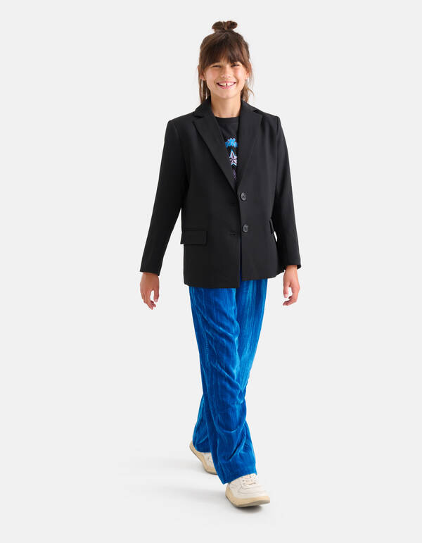 Entspannter Blazer Schwarz SHOEBY GIRLS
