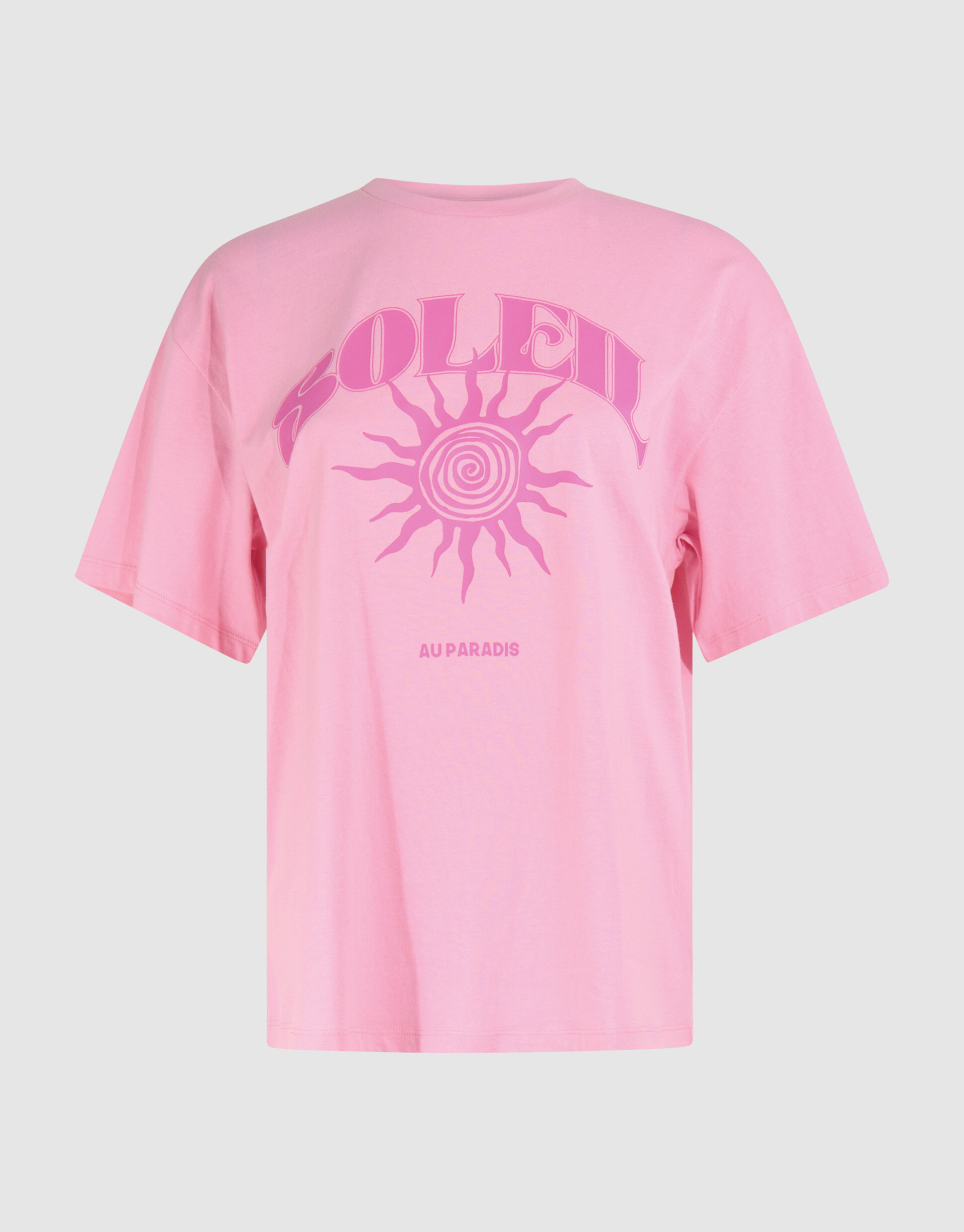 Soleil Kunstwerk T-shirt Rosa SHOEBY WOMEN