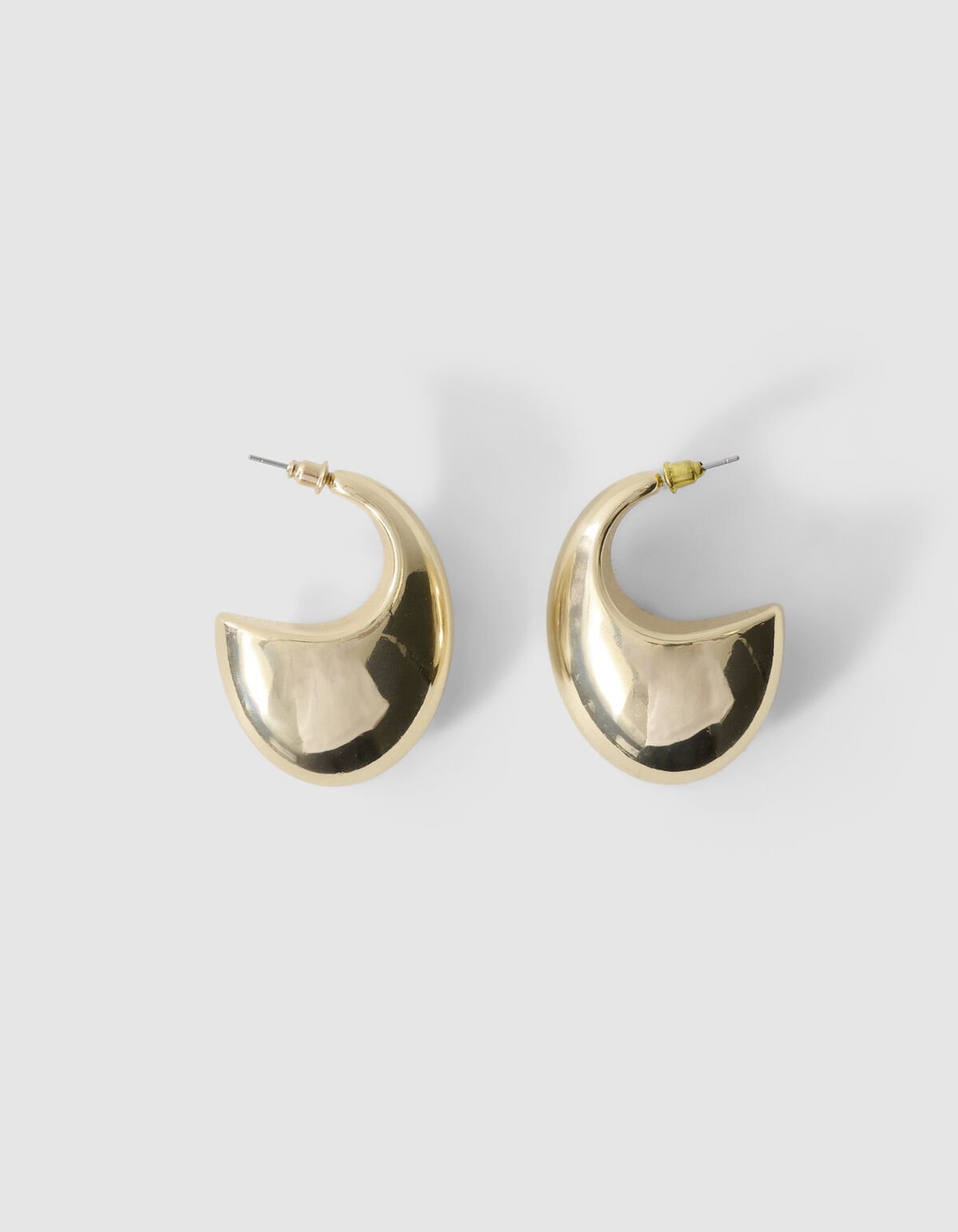 Ovale Hoop-Ohrringe Gold von Monica SHOEBY ACCESSOIRES