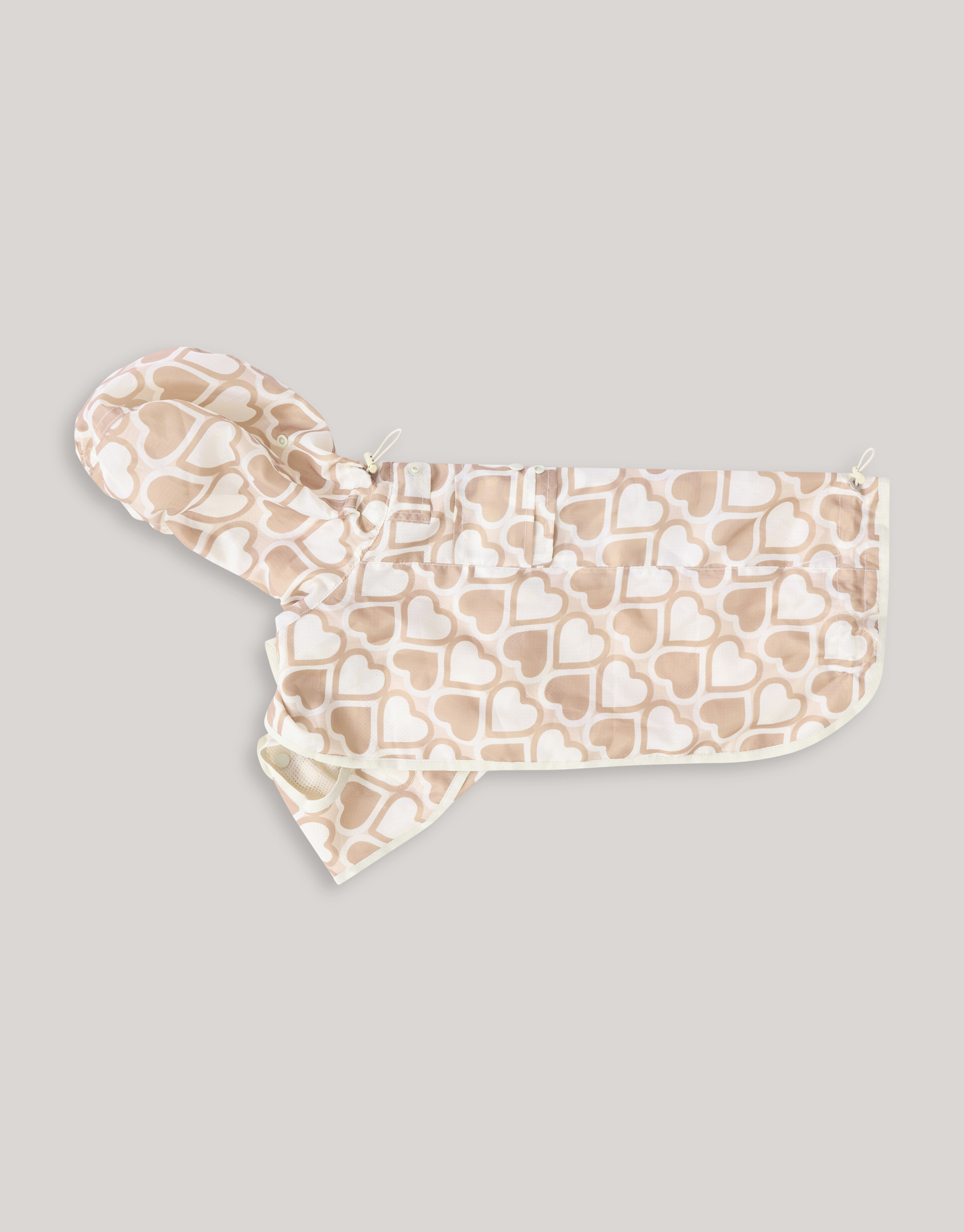 Bedruckte Hunderegenmantel Off White SHOEBY ACCESSOIRES