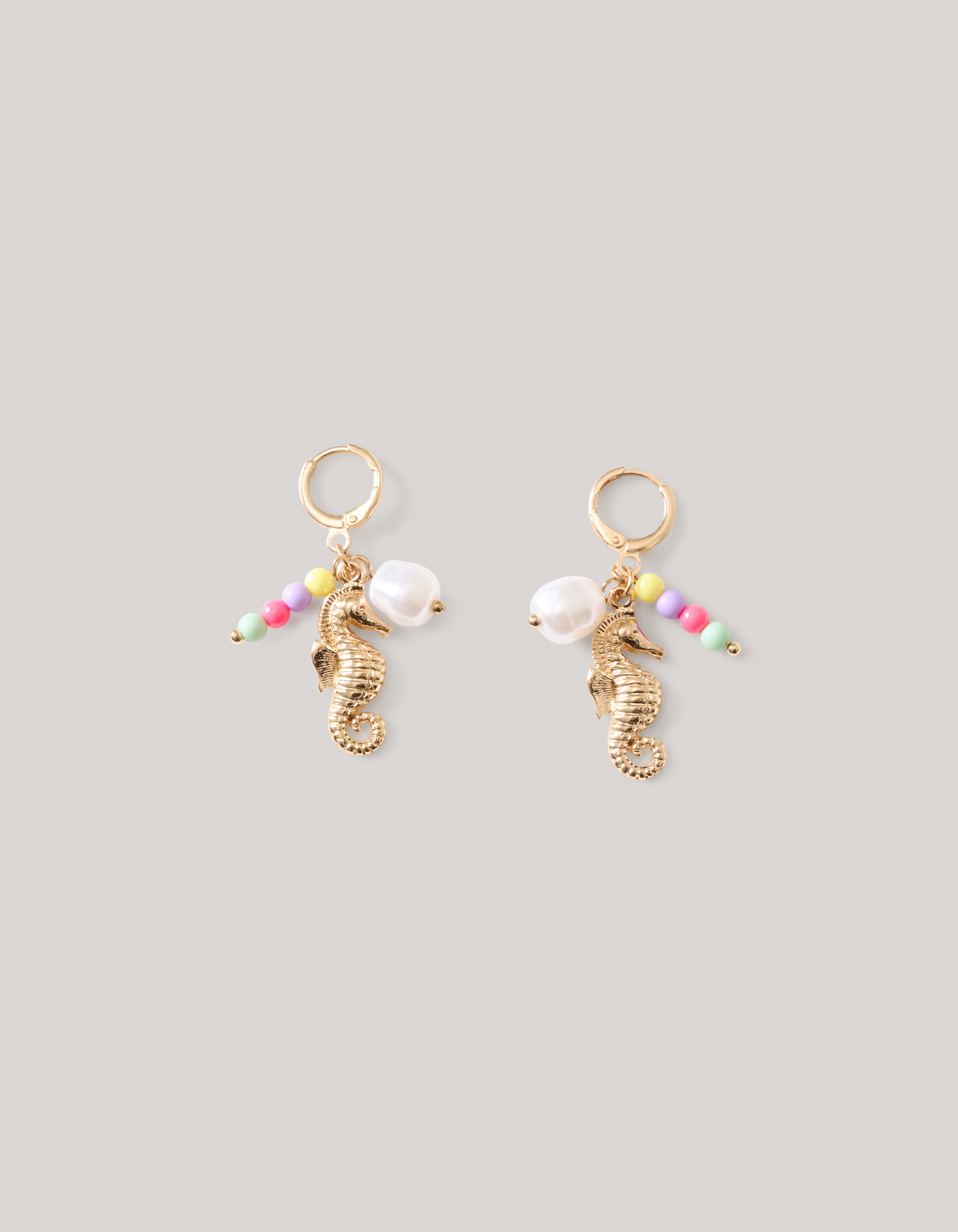 Seepferdchen-Ohrringe Gold SHOEBY ACCESSOIRES