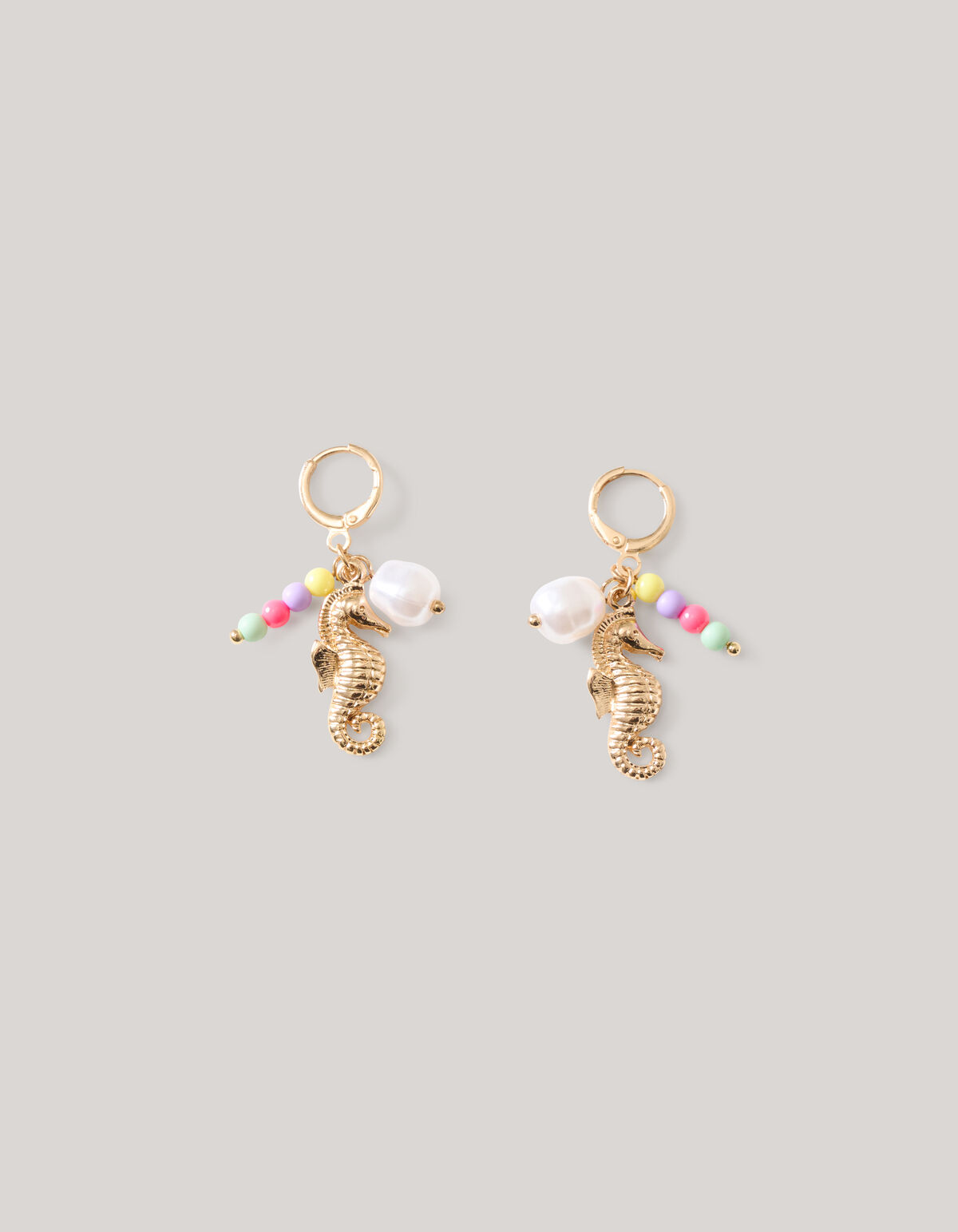 Seepferdchen-Ohrringe Gold SHOEBY ACCESSOIRES