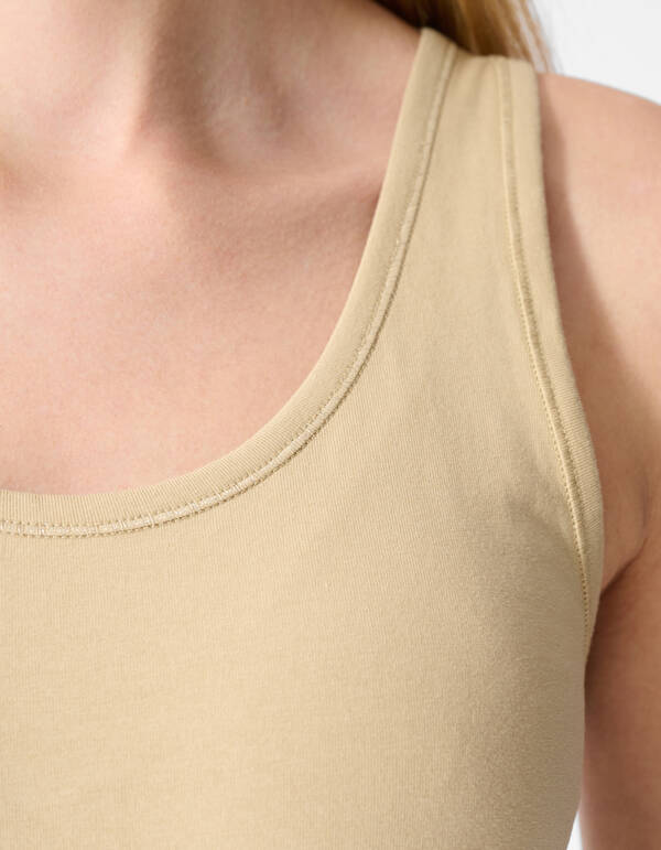Basic Top Beige SHOEBY WOMEN