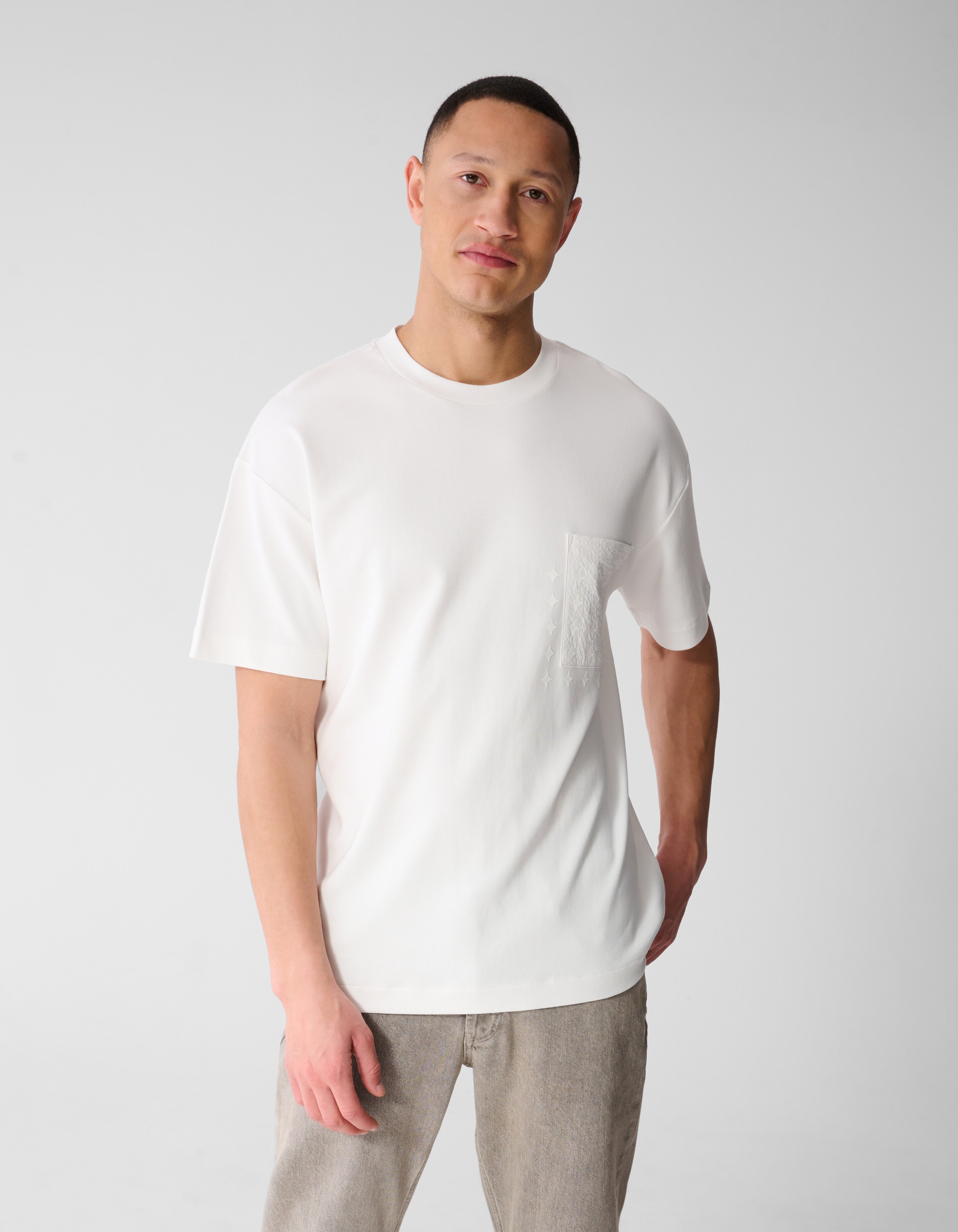 Spark Pocket T-Shirt Wei&szlig; SHOEBY MEN