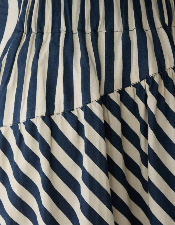 Gestreifter Maxi-Rock Hellgr&uuml;n von Lonneke SHOEBY WOMEN