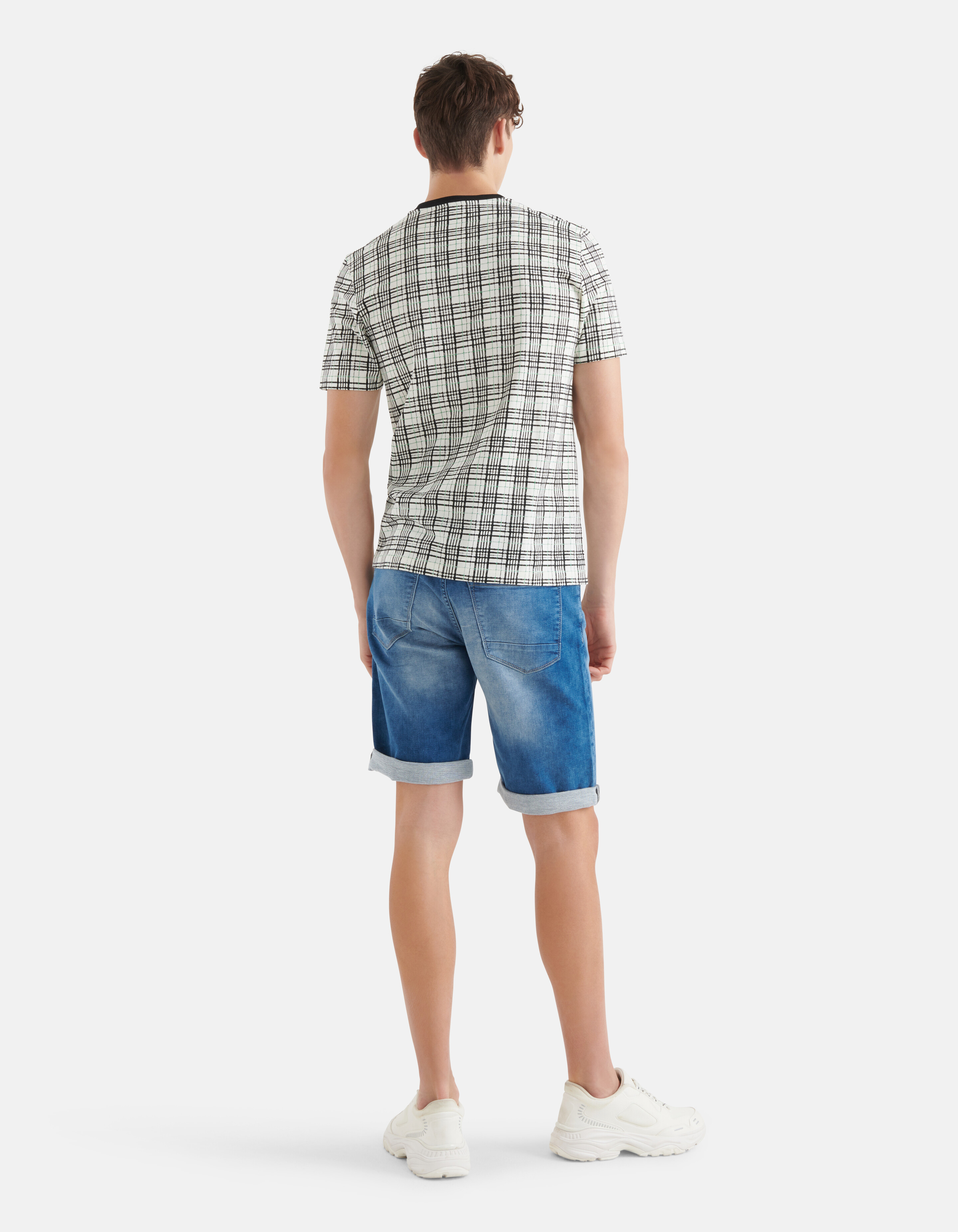 Kariertes T-shirt Off White SHOEBY MEN