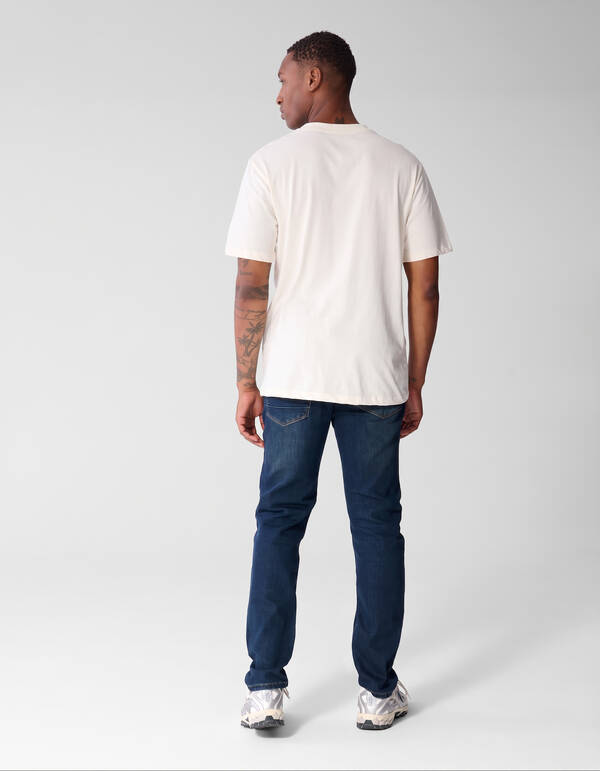 Einfarbiges T-Shirt Wei&szlig; SHOEBY MEN