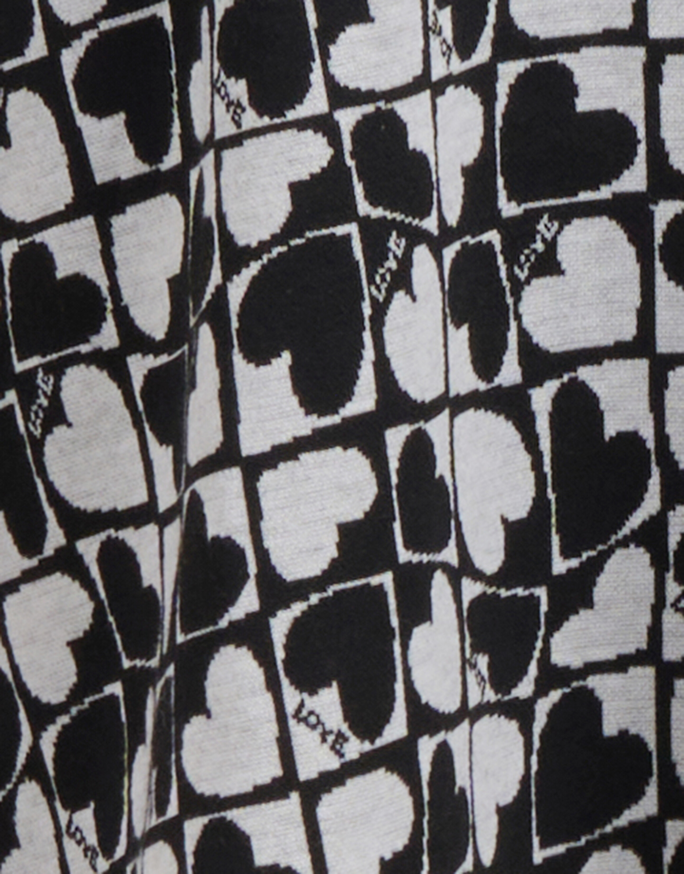 Bedrucktes Kleid Grau/Schwarz SHOEBY GIRLS