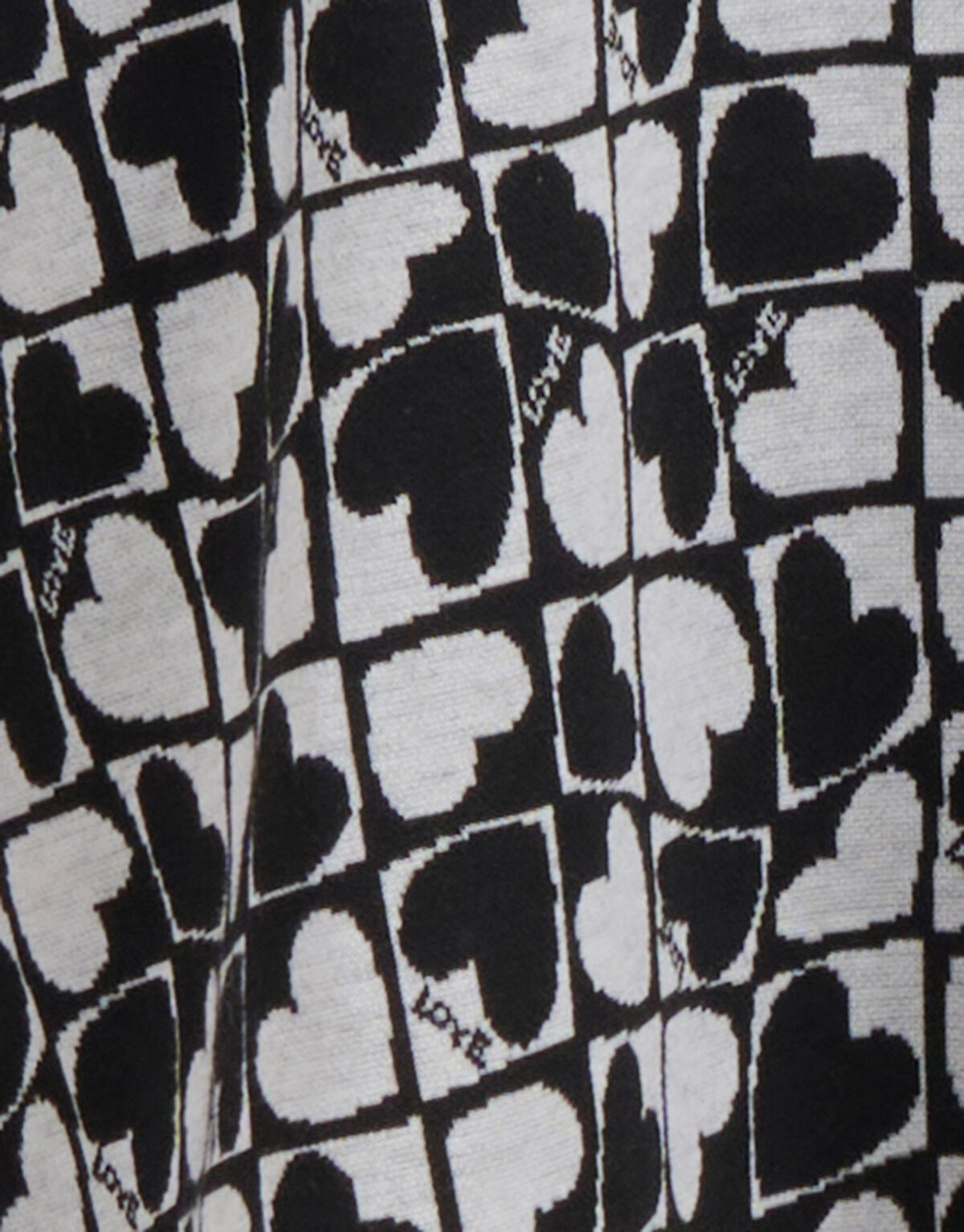 Bedrucktes Kleid Grau/Schwarz SHOEBY GIRLS