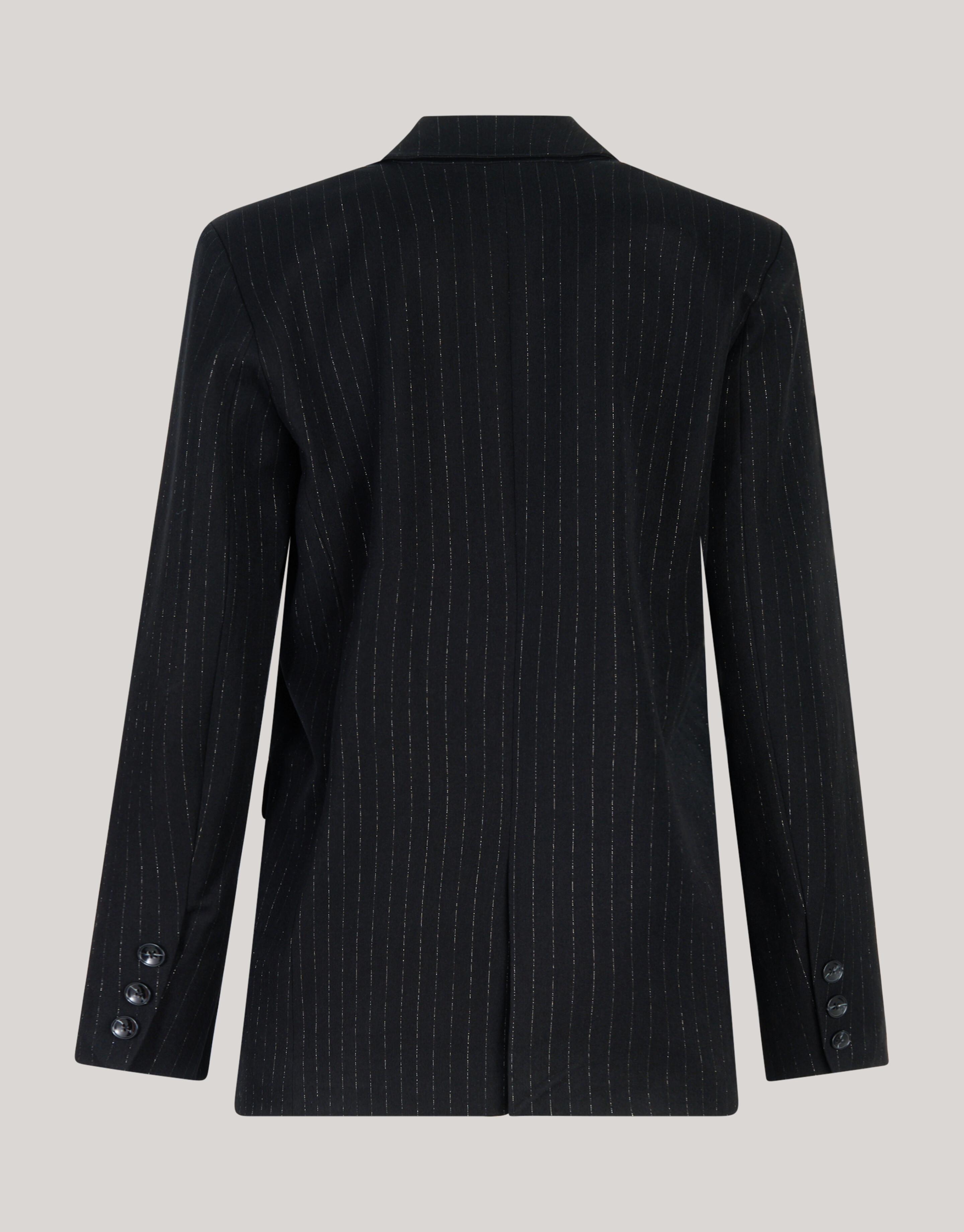 Pinstripe Blazer Zwart By Mieke SHOEBY WOMEN