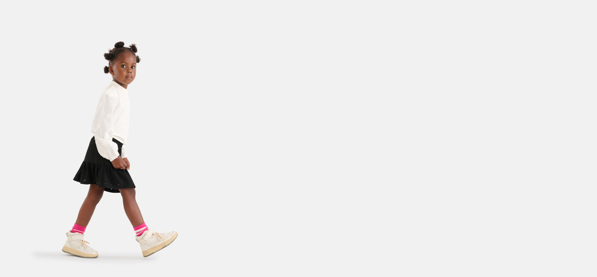 Studs Rok Zwart SHOEBY GIRLS