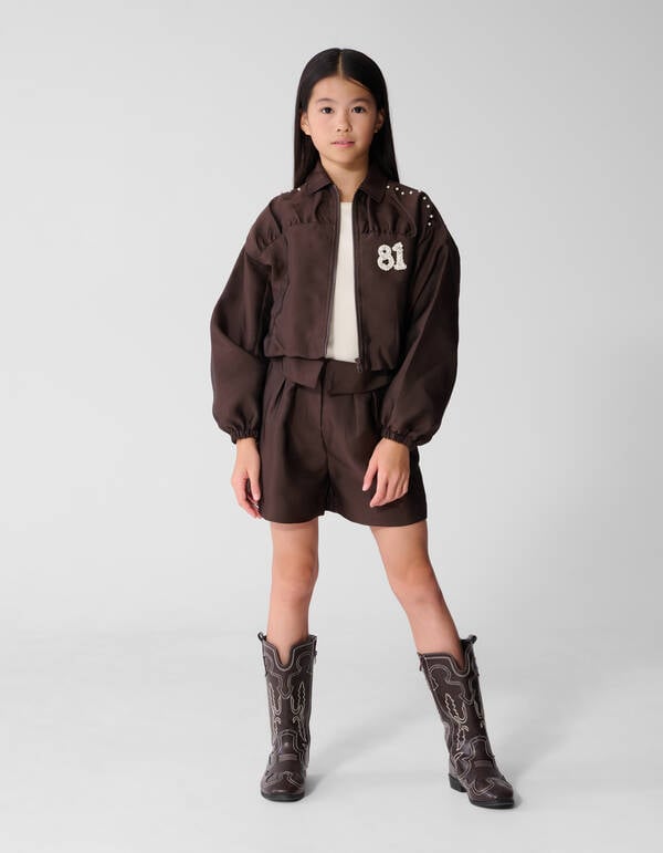 Satin-Shorts Braun SHOEBY GIRLS