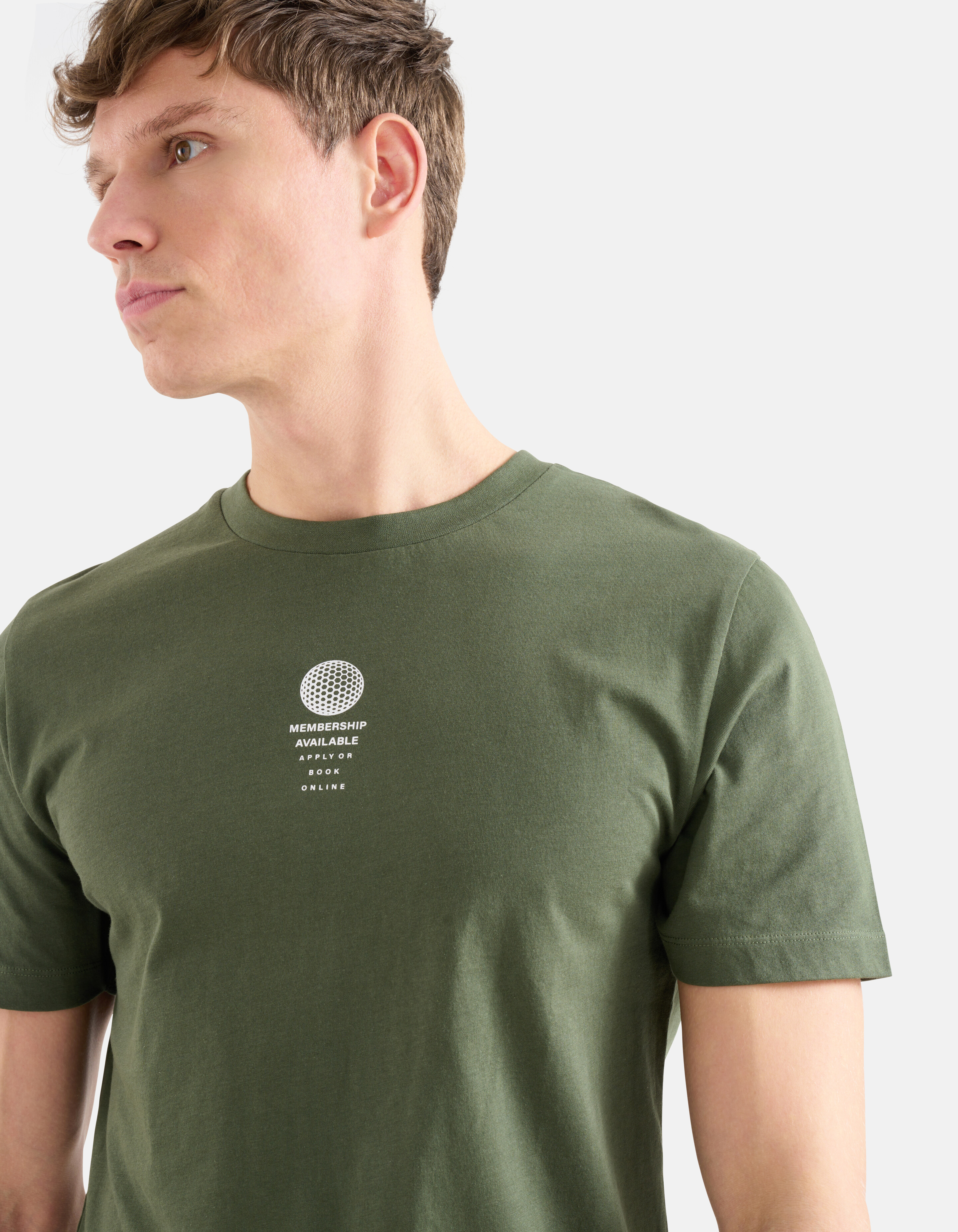 Regular Fit T-shirt Dunkelgrün SHOEBY MEN