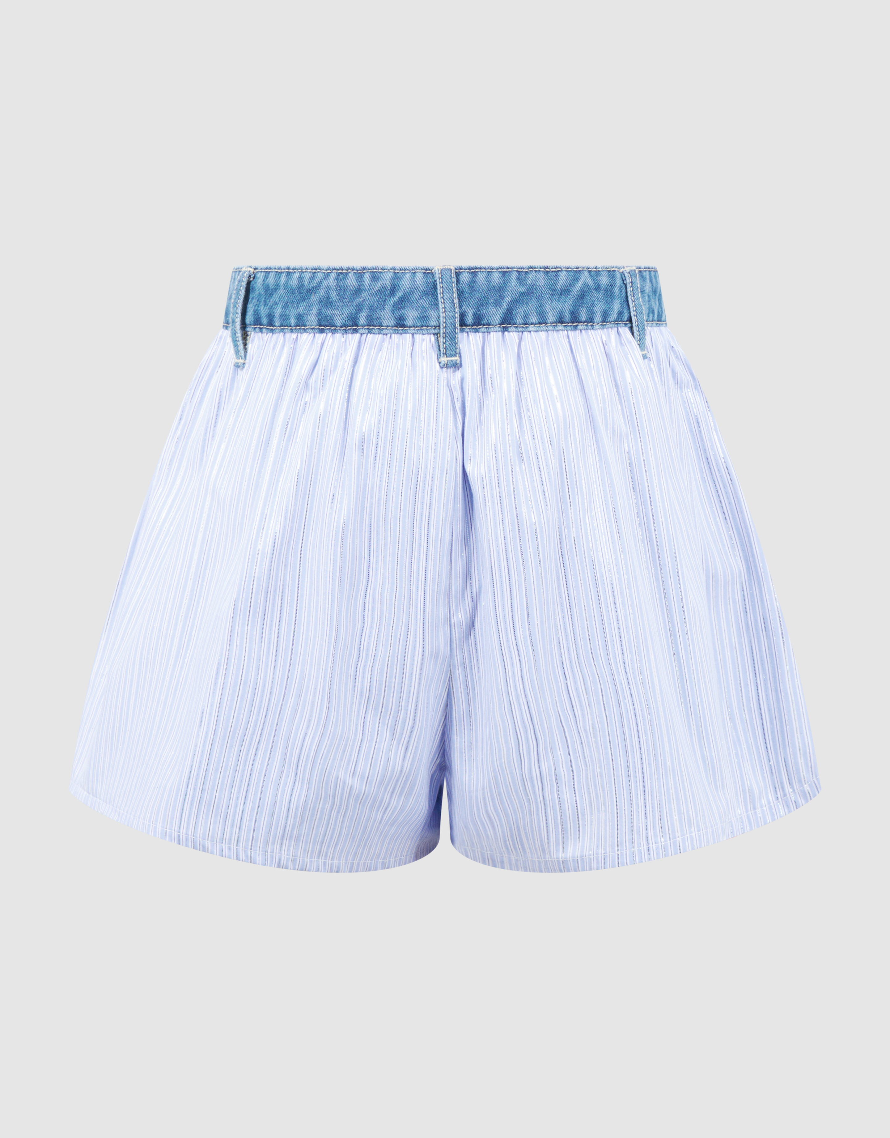 Nadelstreifen Banane Kunst Kurz Blau SHOEBY GIRLS