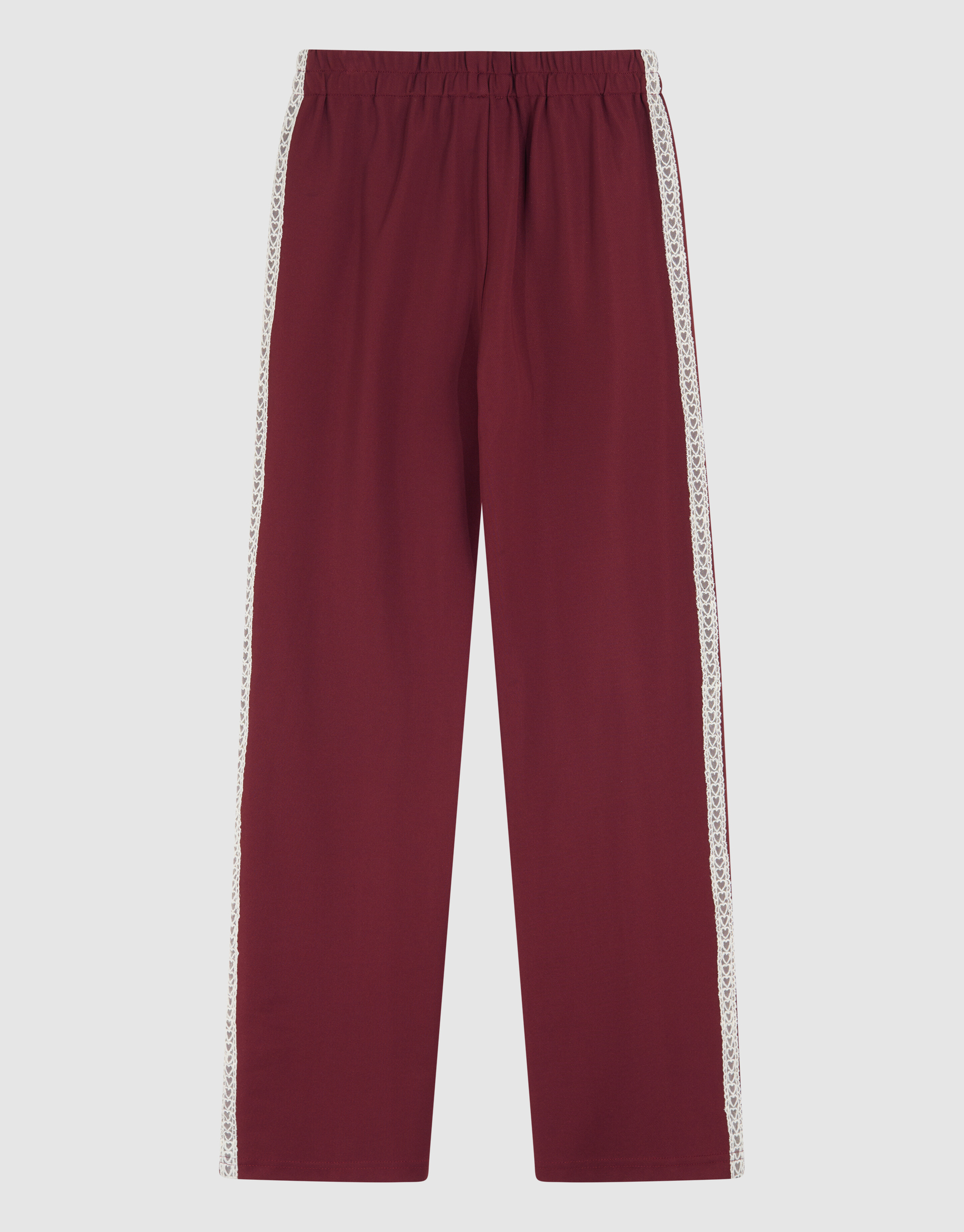 Sportliche Hose mit weitem Bein Dunkelrot SHOEBY GIRLS