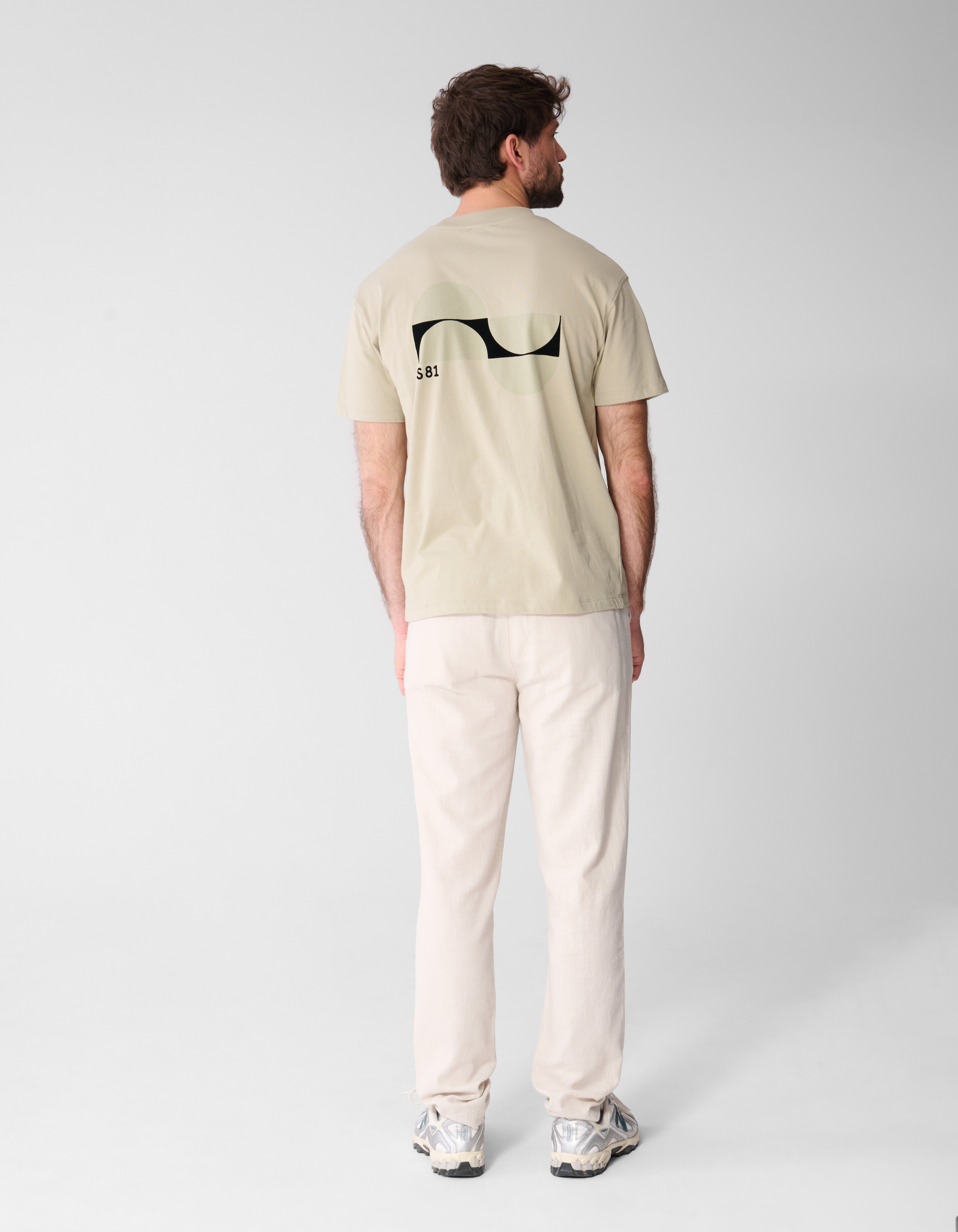 Fancy Artwork T-Shirt Hellgr&uuml;n SHOEBY MEN