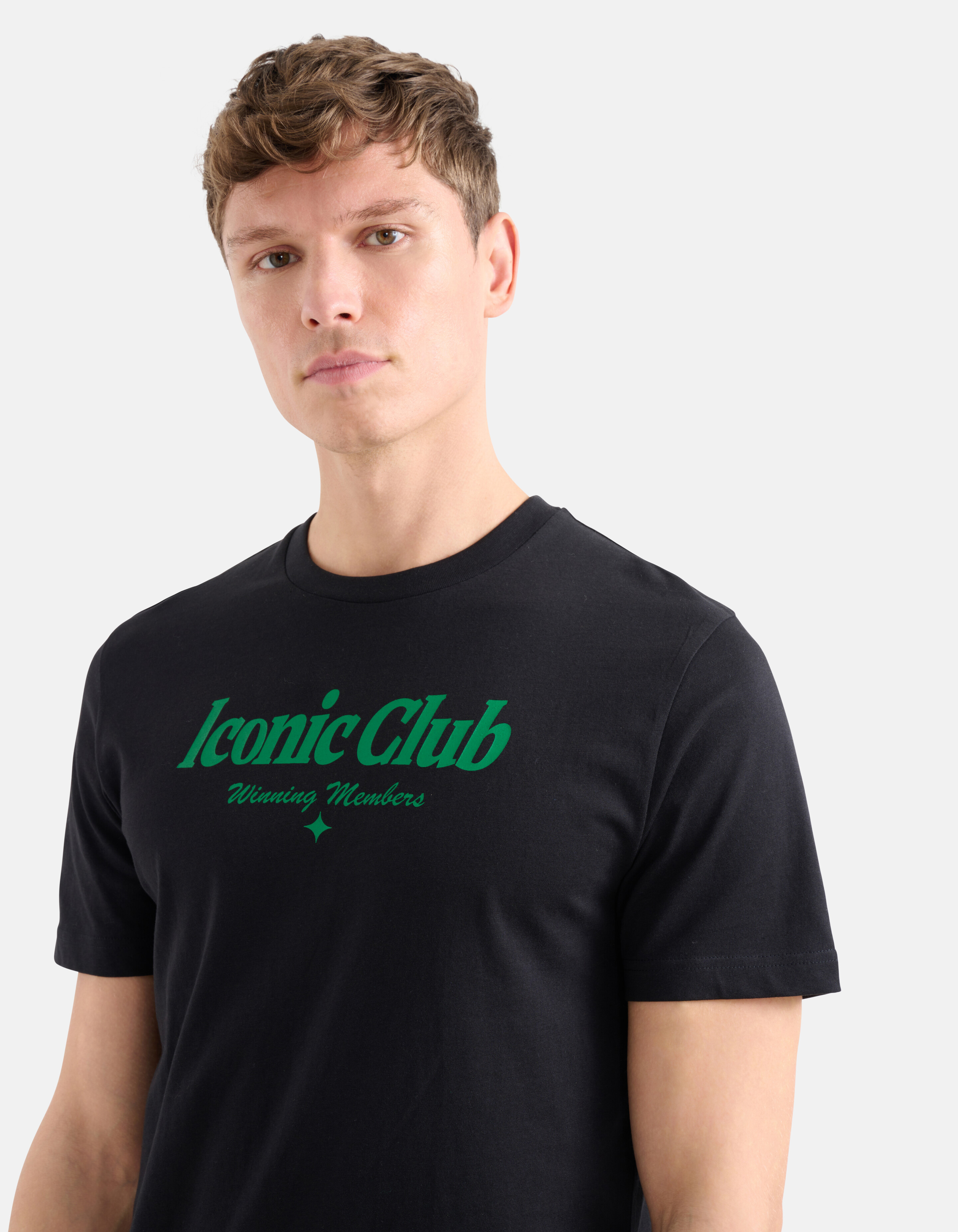 Print-T-Shirt Schwarz SHOEBY MEN