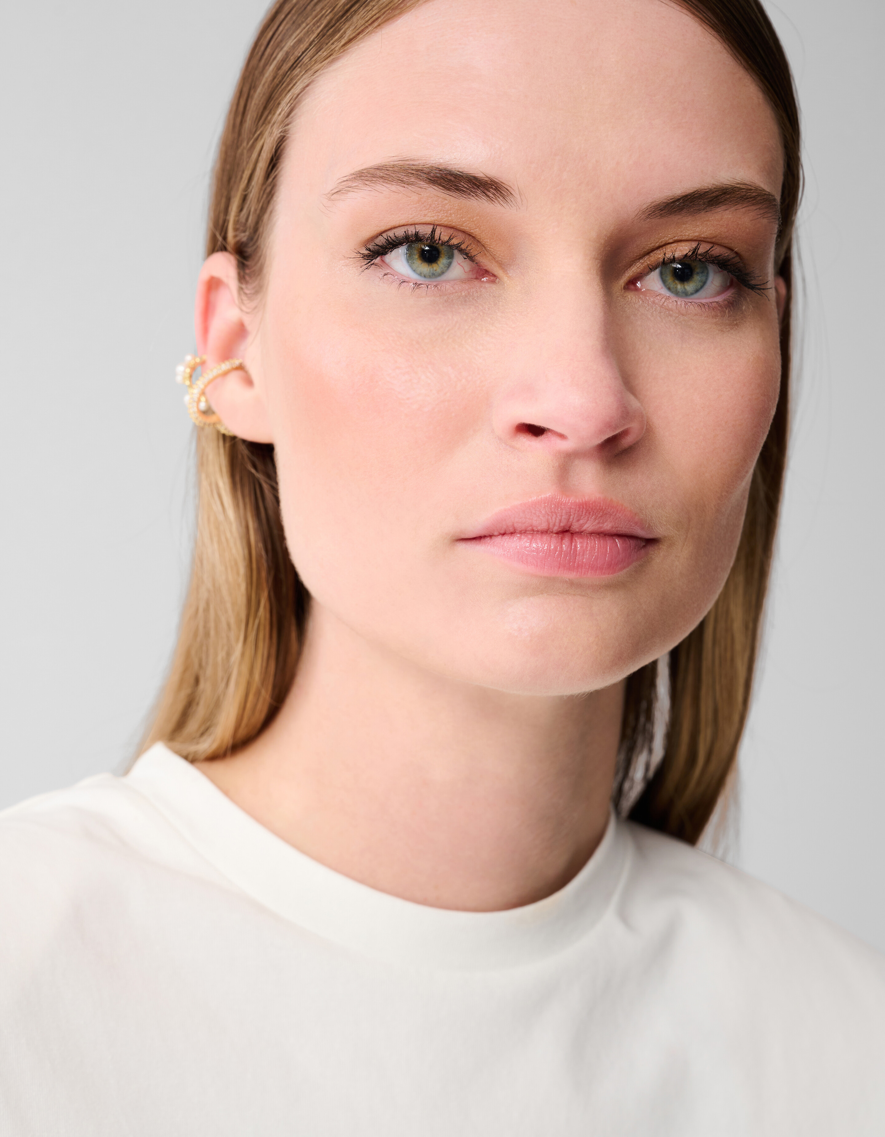 Gepolstertes T-shirt Weiß SHOEBY WOMEN