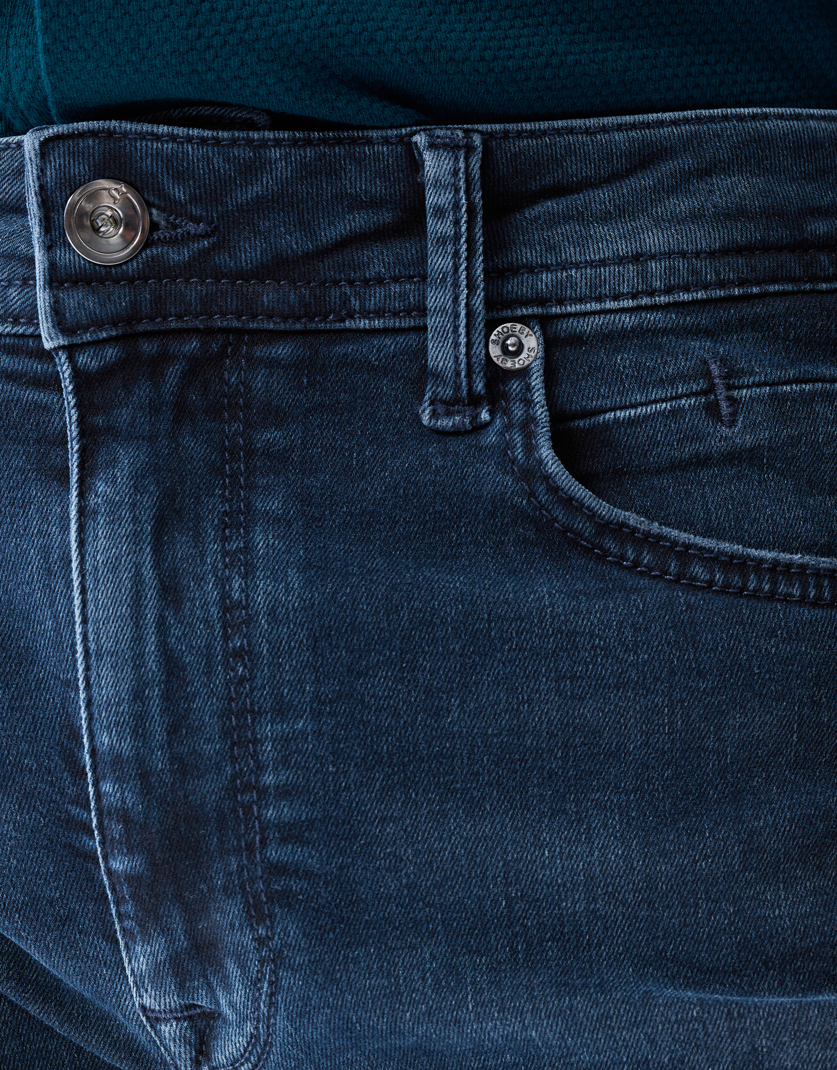 Slim Jeans Blau/Schwarz Länge 32 SHOEBY MEN
