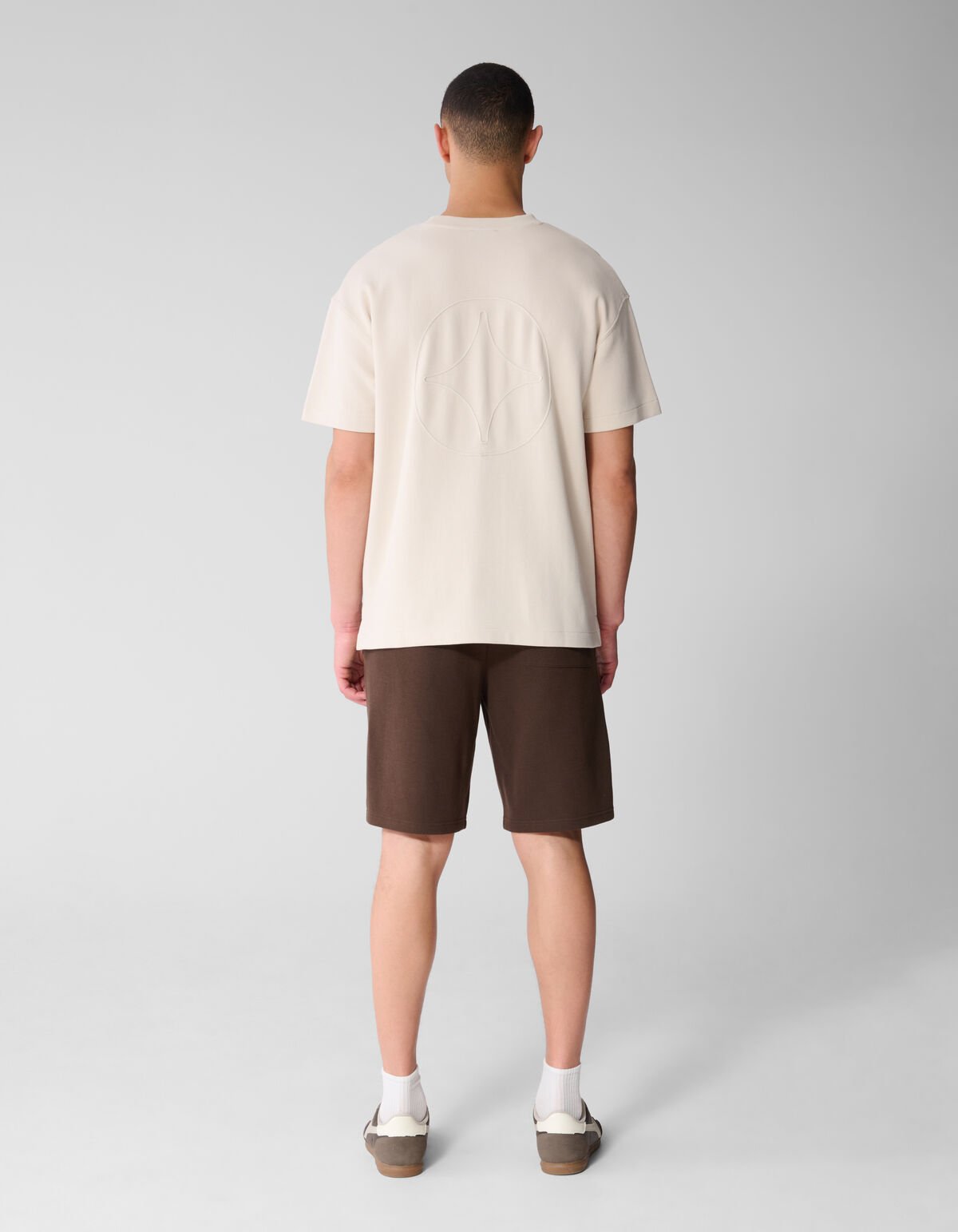 Cord-Taschen-T-Shirt Sand SHOEBY MEN