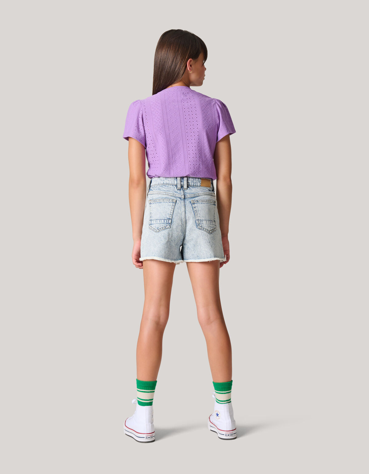 Ajour Top Hellviolett SHOEBY GIRLS