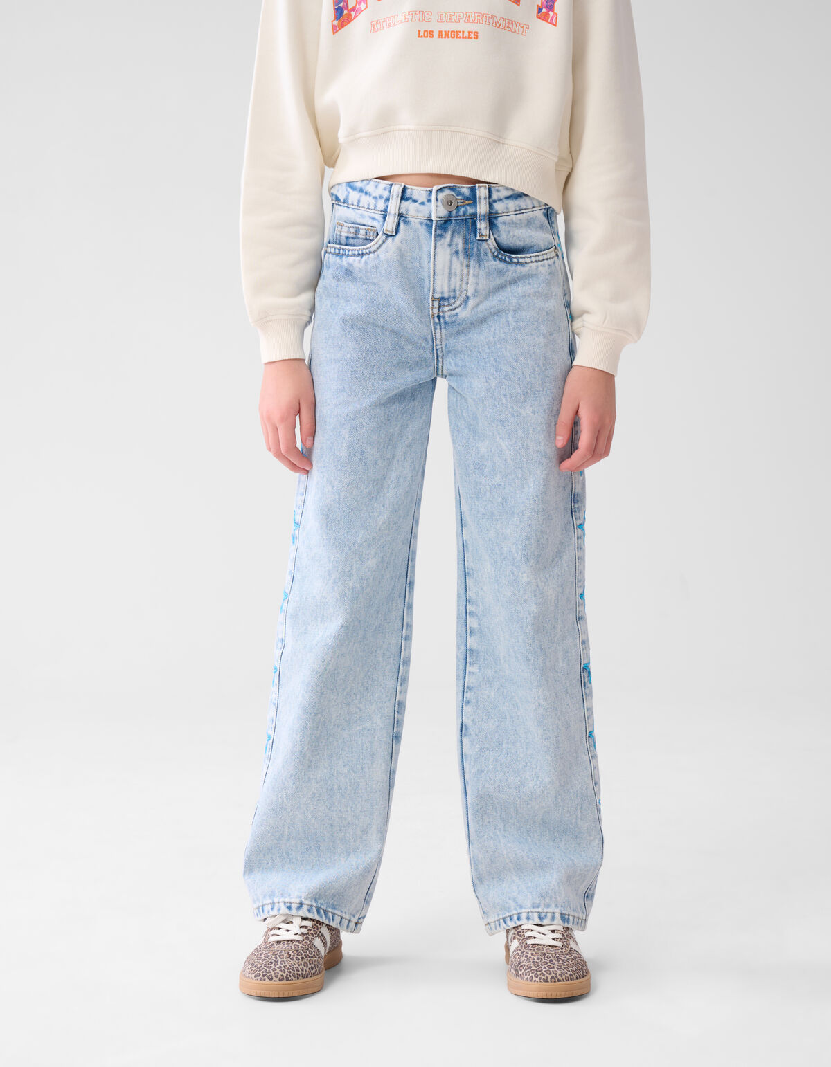 Stars Weit geschnittene Jeans Blau SHOEBY GIRLS