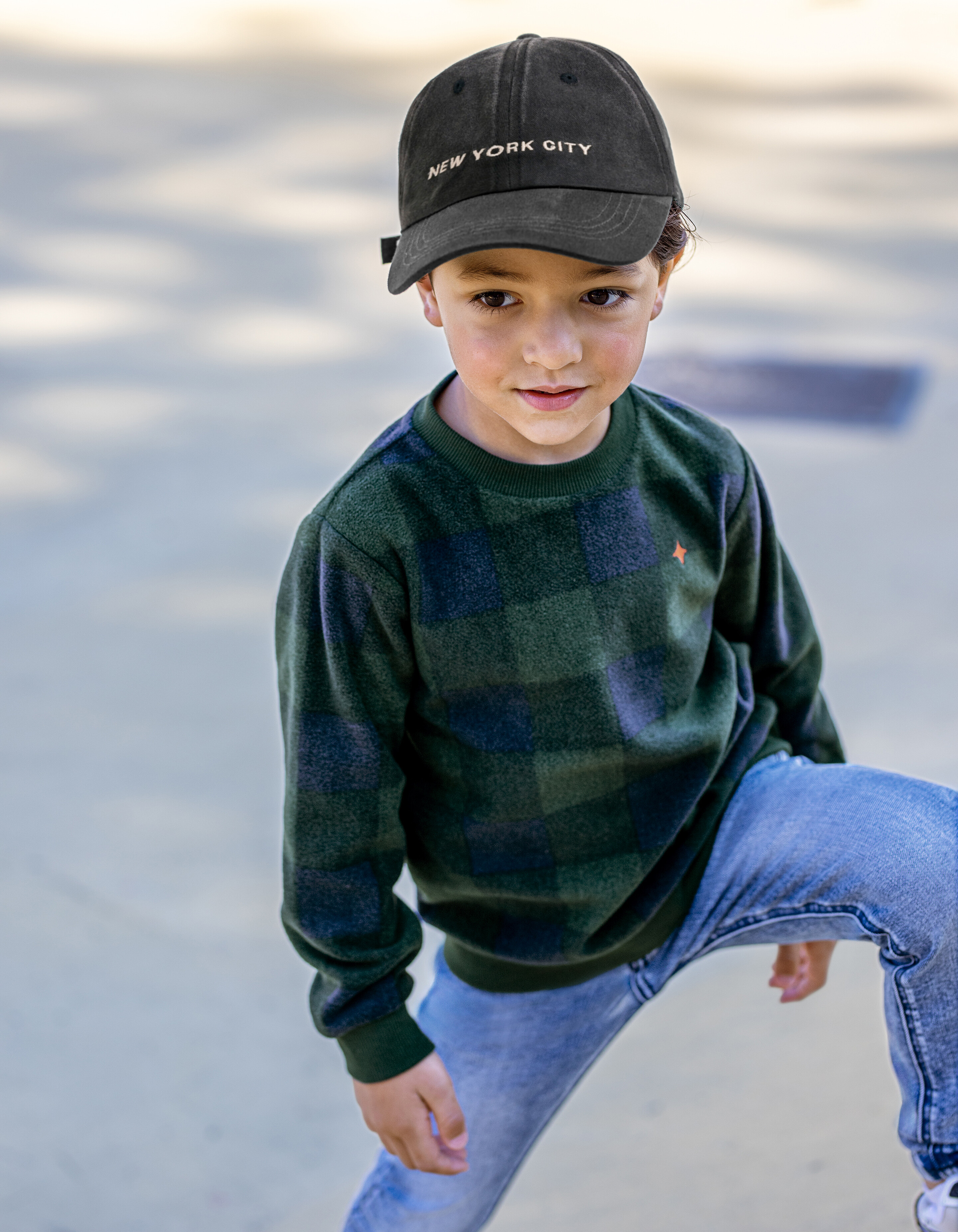 Fleecepullover Dunkelgrün SHOEBY BOYS