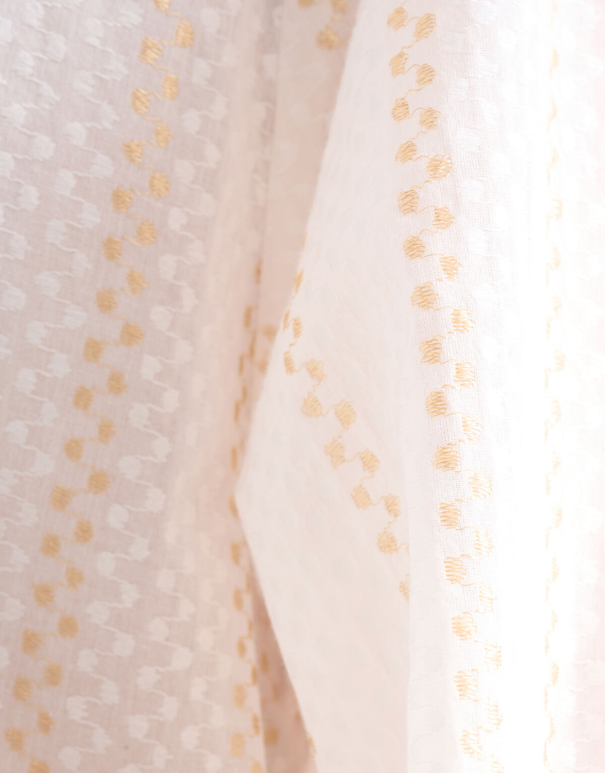 Lurexbluse Off White SHOEBY WOMEN