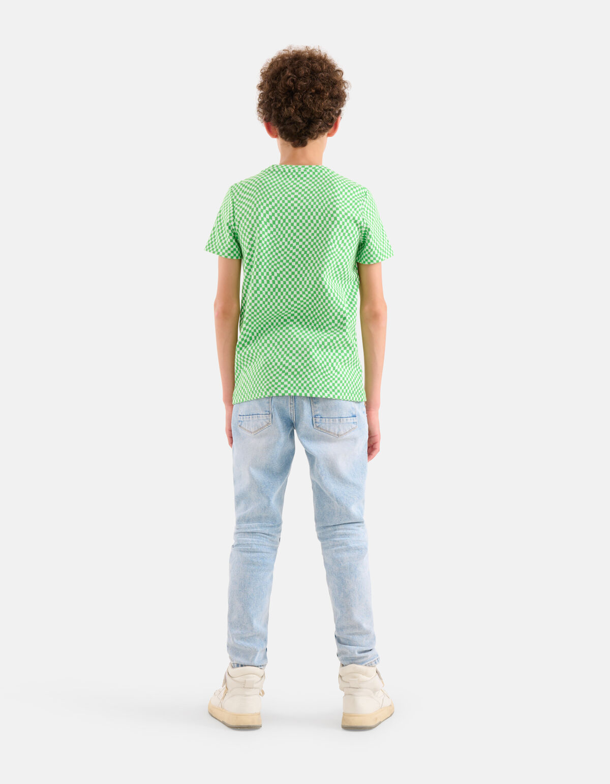 Heavy Block Textur T-Shirt Grün SHOEBY BOYS