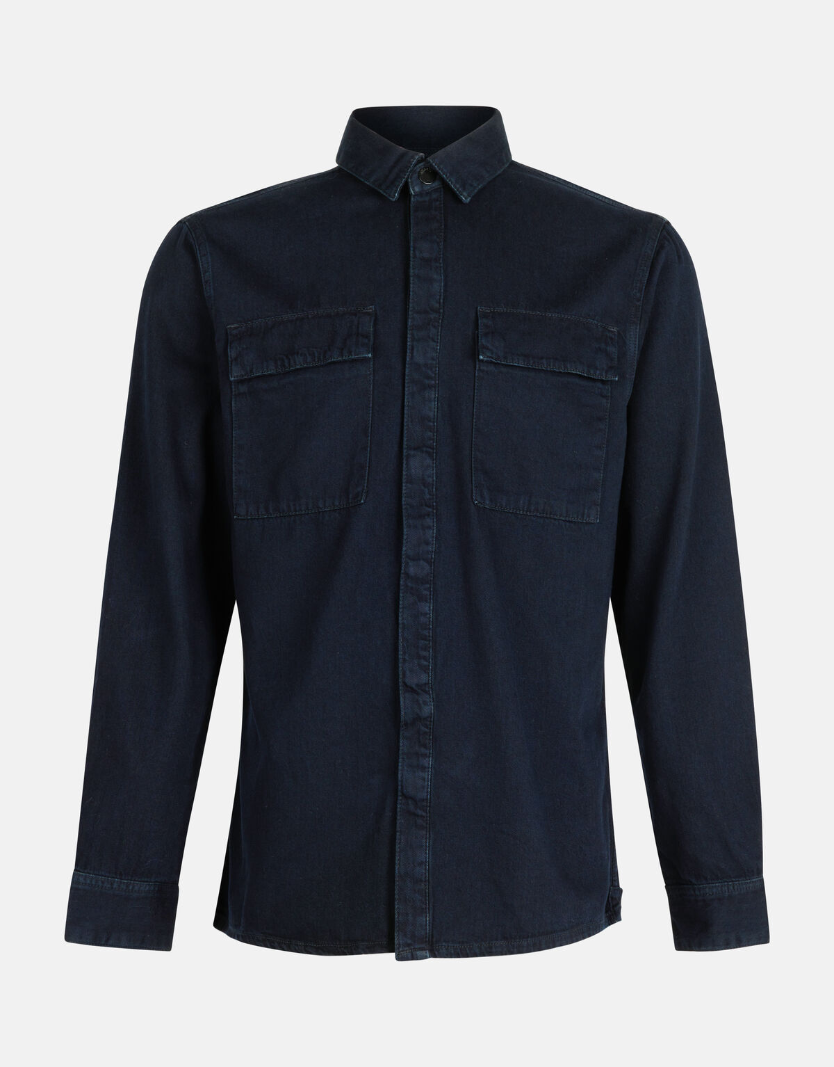 Denim Hemd Blau/Schwarz SHOEBY MEN