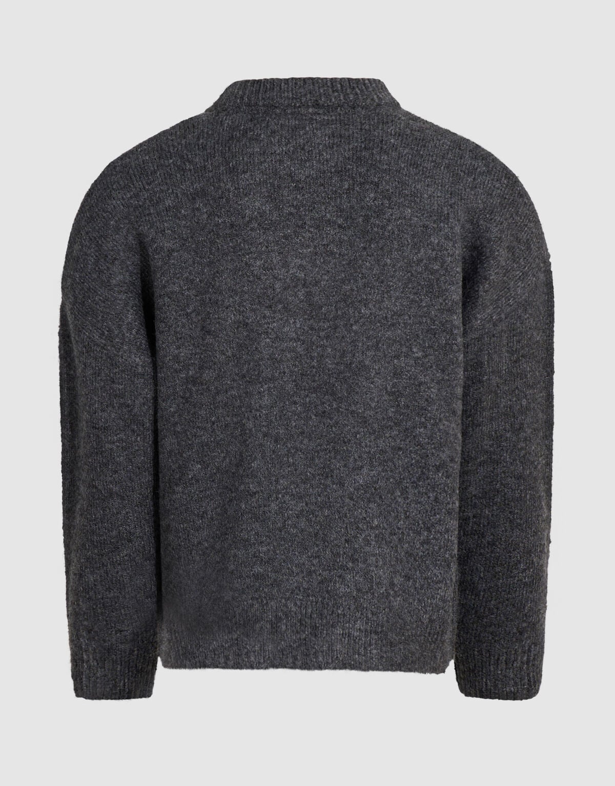 Smiley Strickpullover Dunkelgrau SHOEBY BOYS