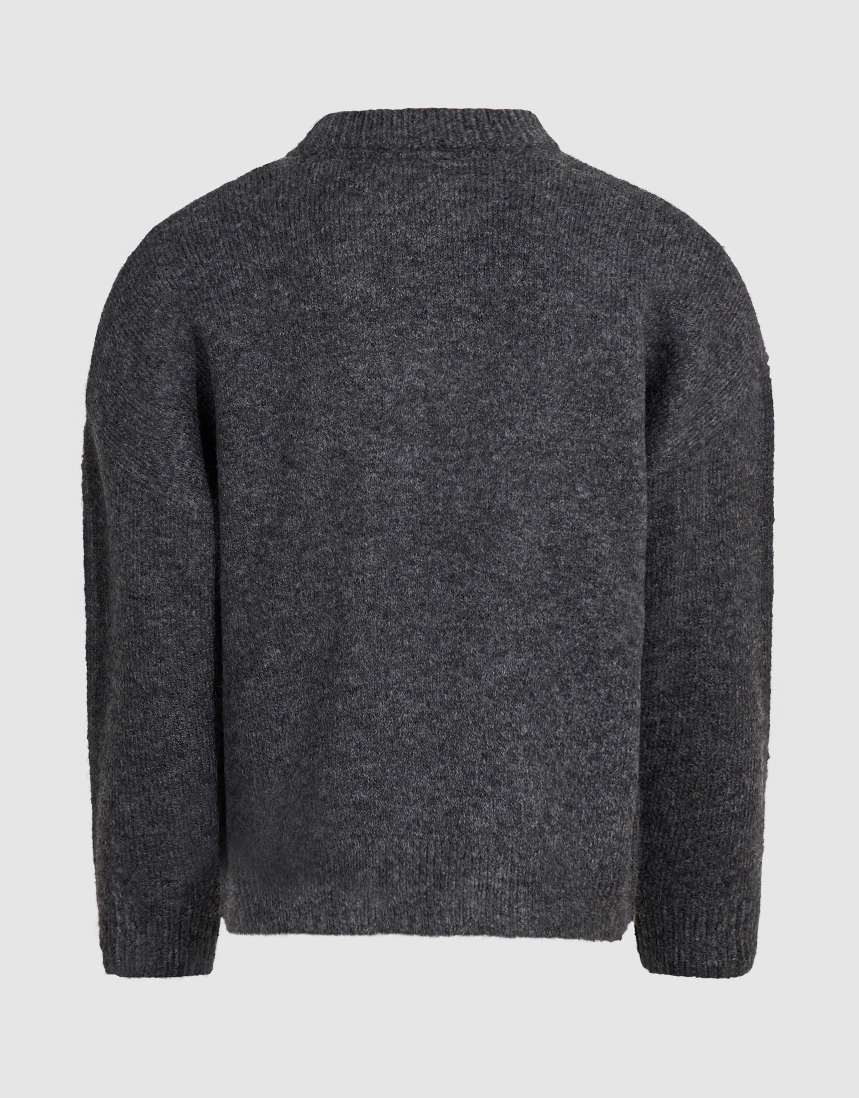 Smiley Strickpullover Dunkelgrau SHOEBY BOYS