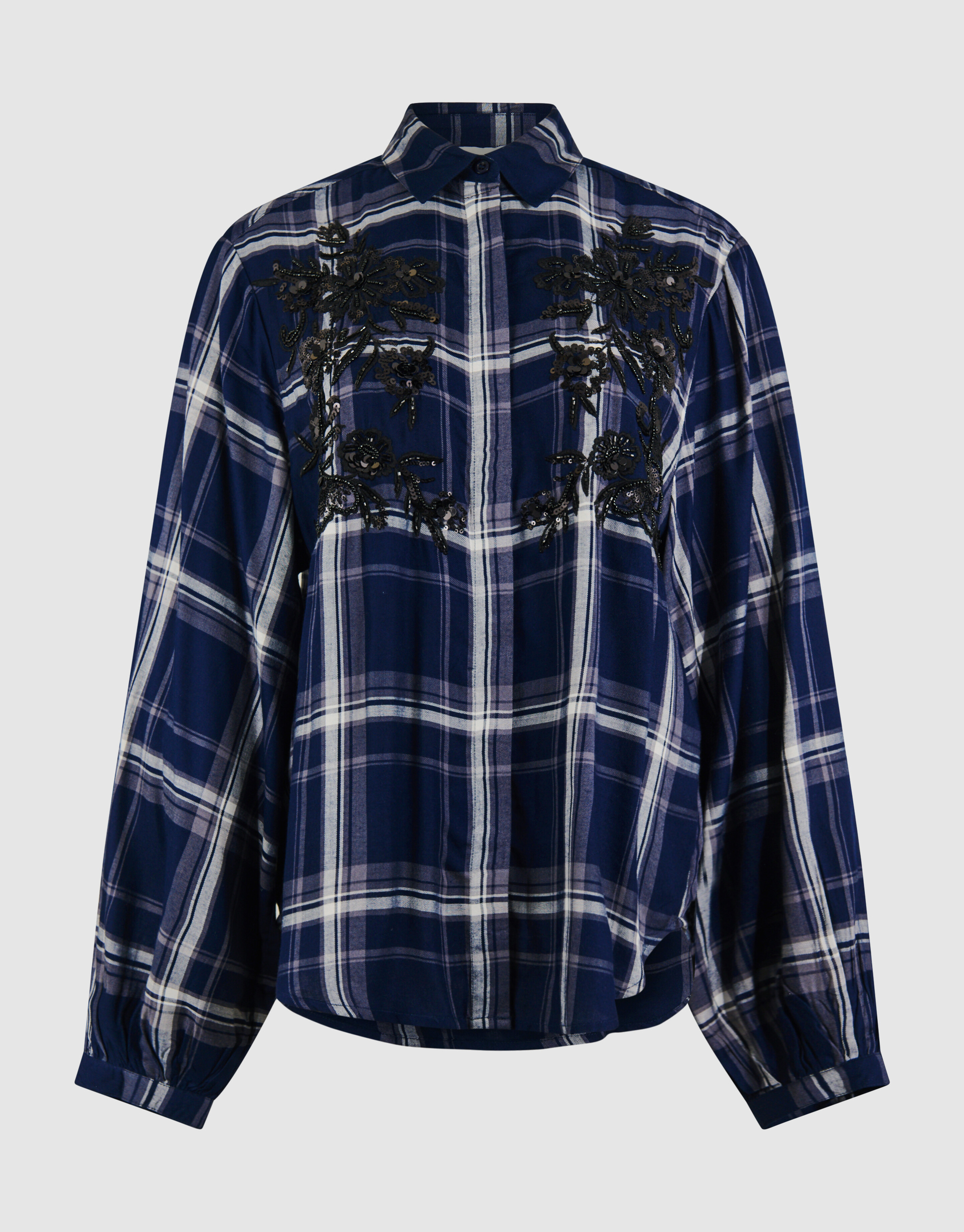 Diamond Beads Bluse Dunkelblau von Mieke SHOEBY WOMEN