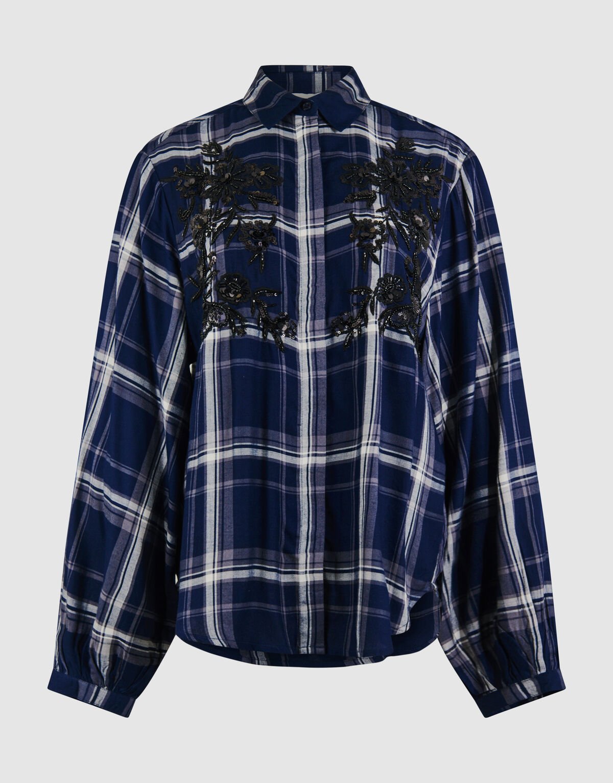 Diamond Beads Bluse Dunkelblau von Mieke SHOEBY WOMEN