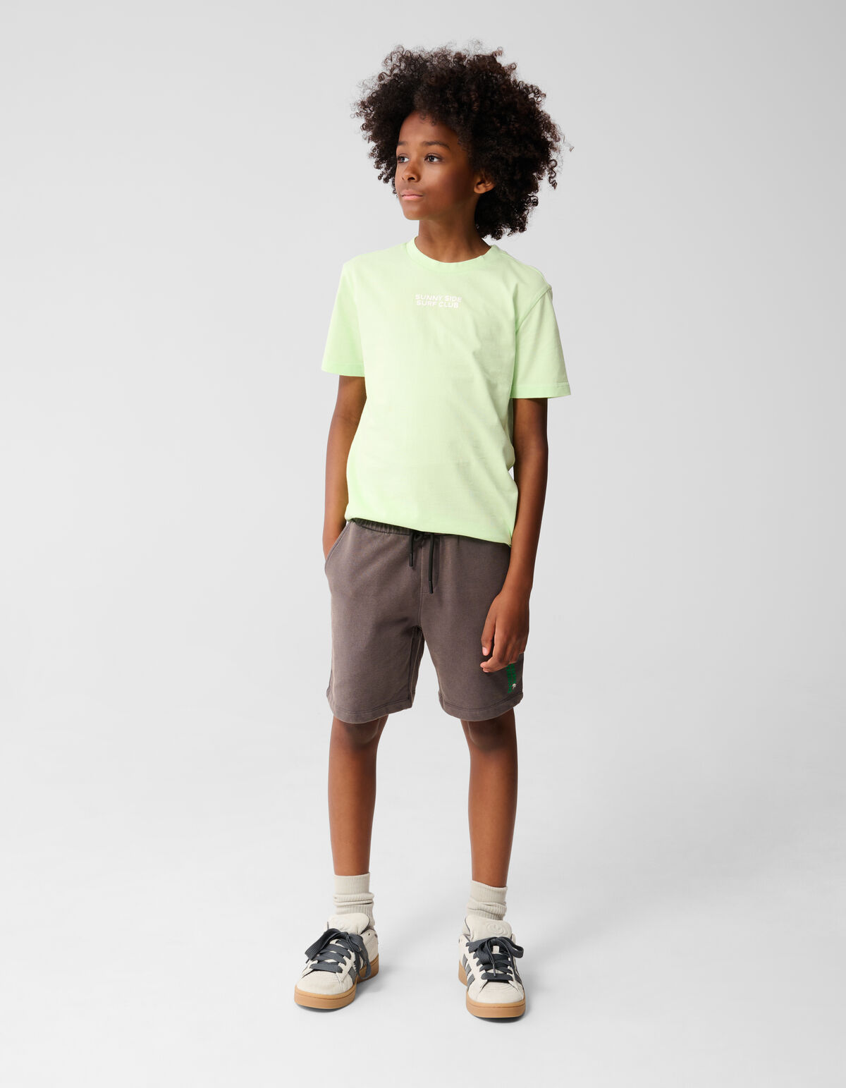 Surf Club Artwork T-shirt Grün SHOEBY BOYS