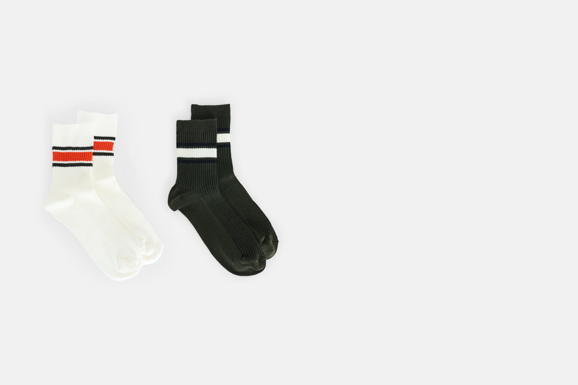Zweierpack gestreifte Socken SHOEBY ACCESSOIRES