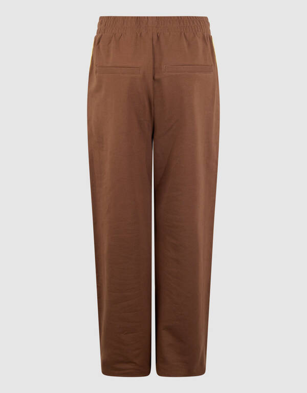 Sporty Sweat Wide-Leg-Hose Braun SHOEBY GIRLS