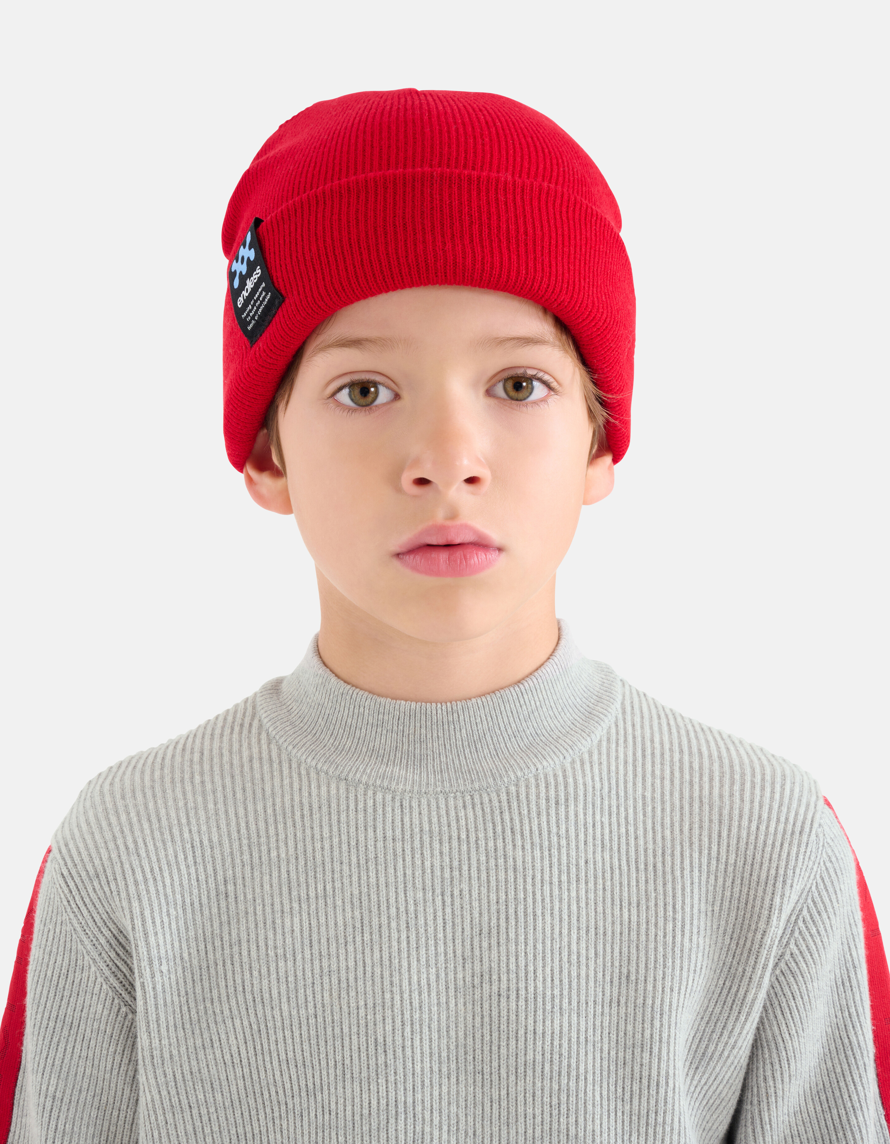 Label Beanie Rot SHOEBY ACCESSOIRES
