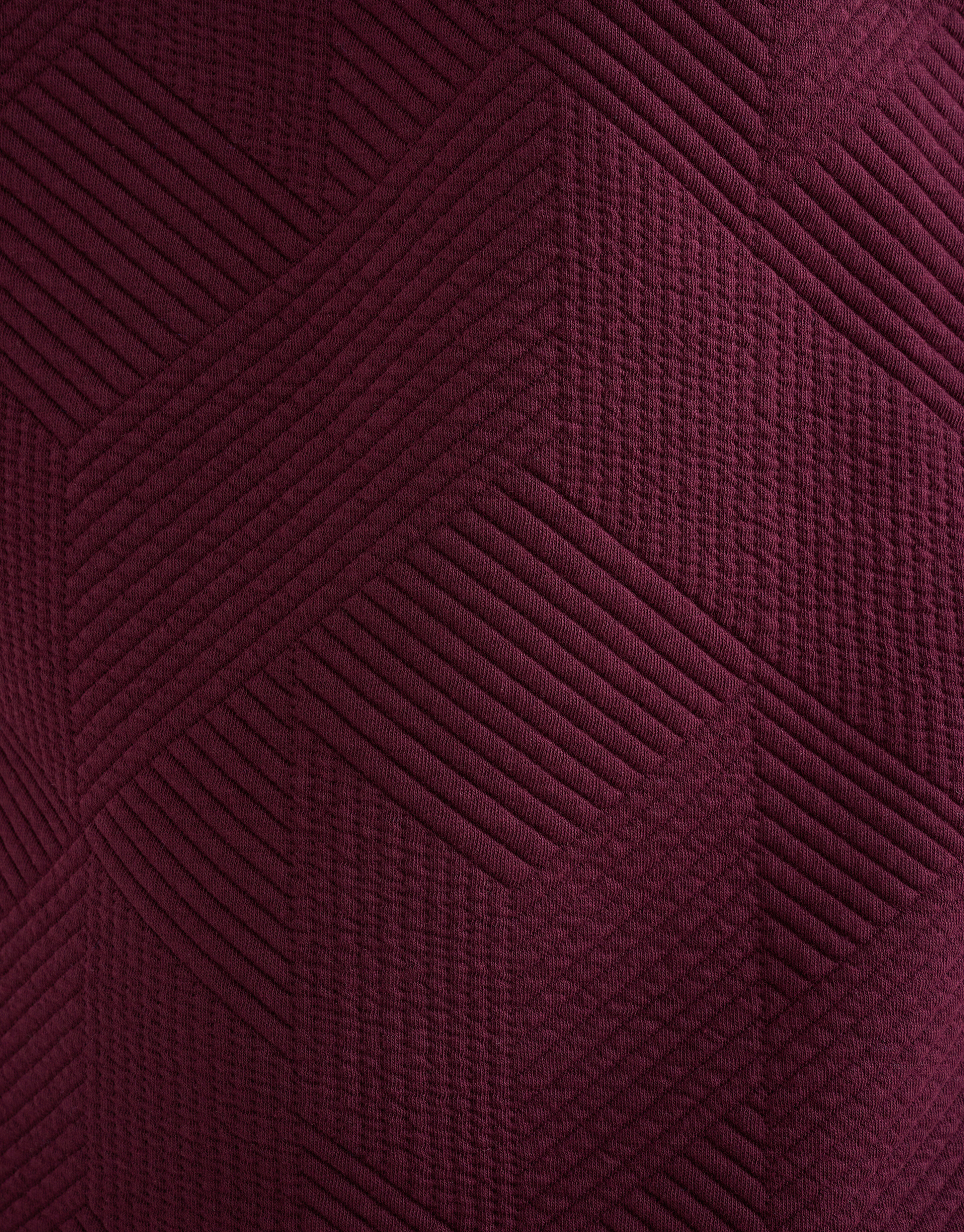 Geometrischer Pullover Bordeaux SHOEBY MEN