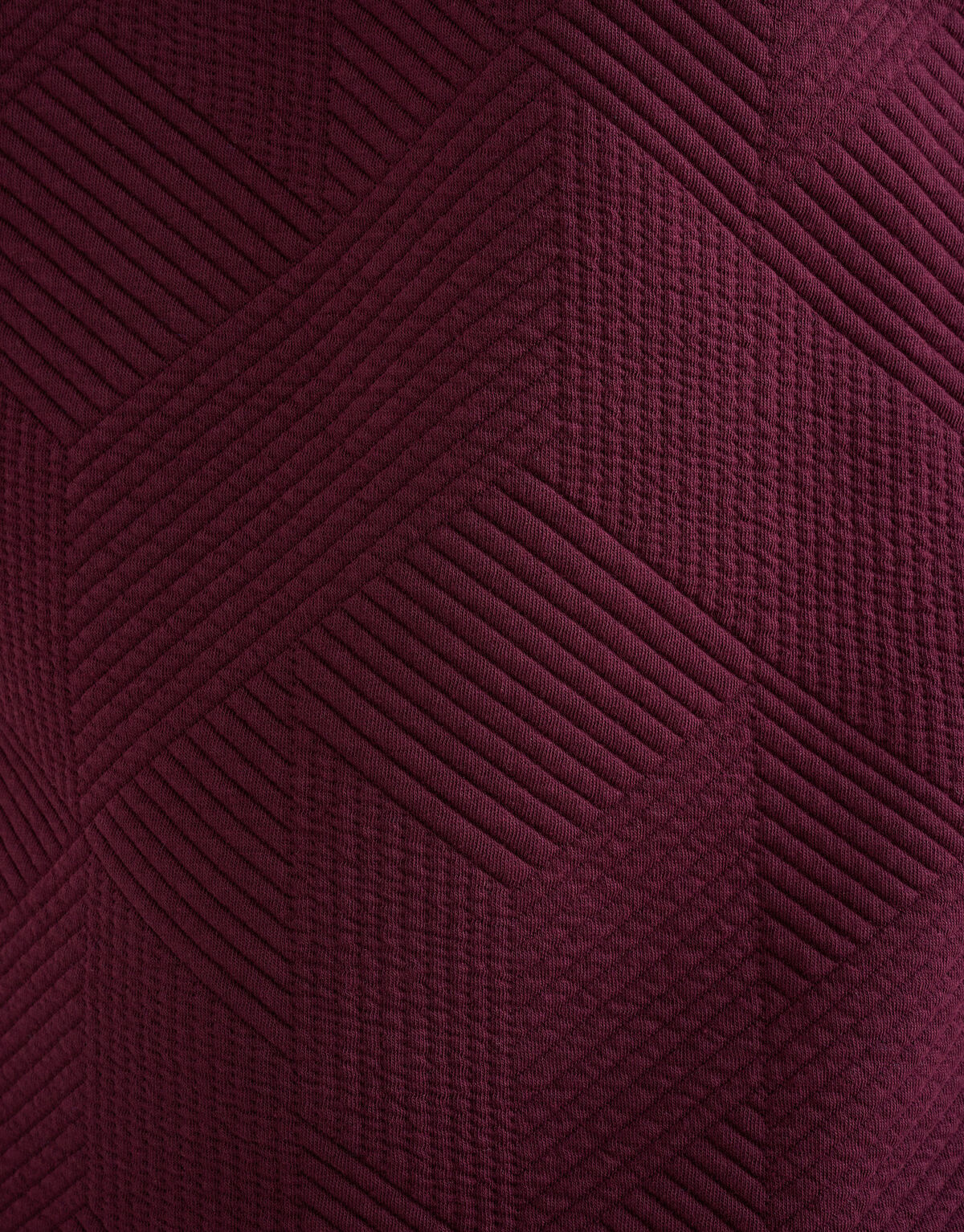 Geometrischer Pullover Bordeaux SHOEBY MEN