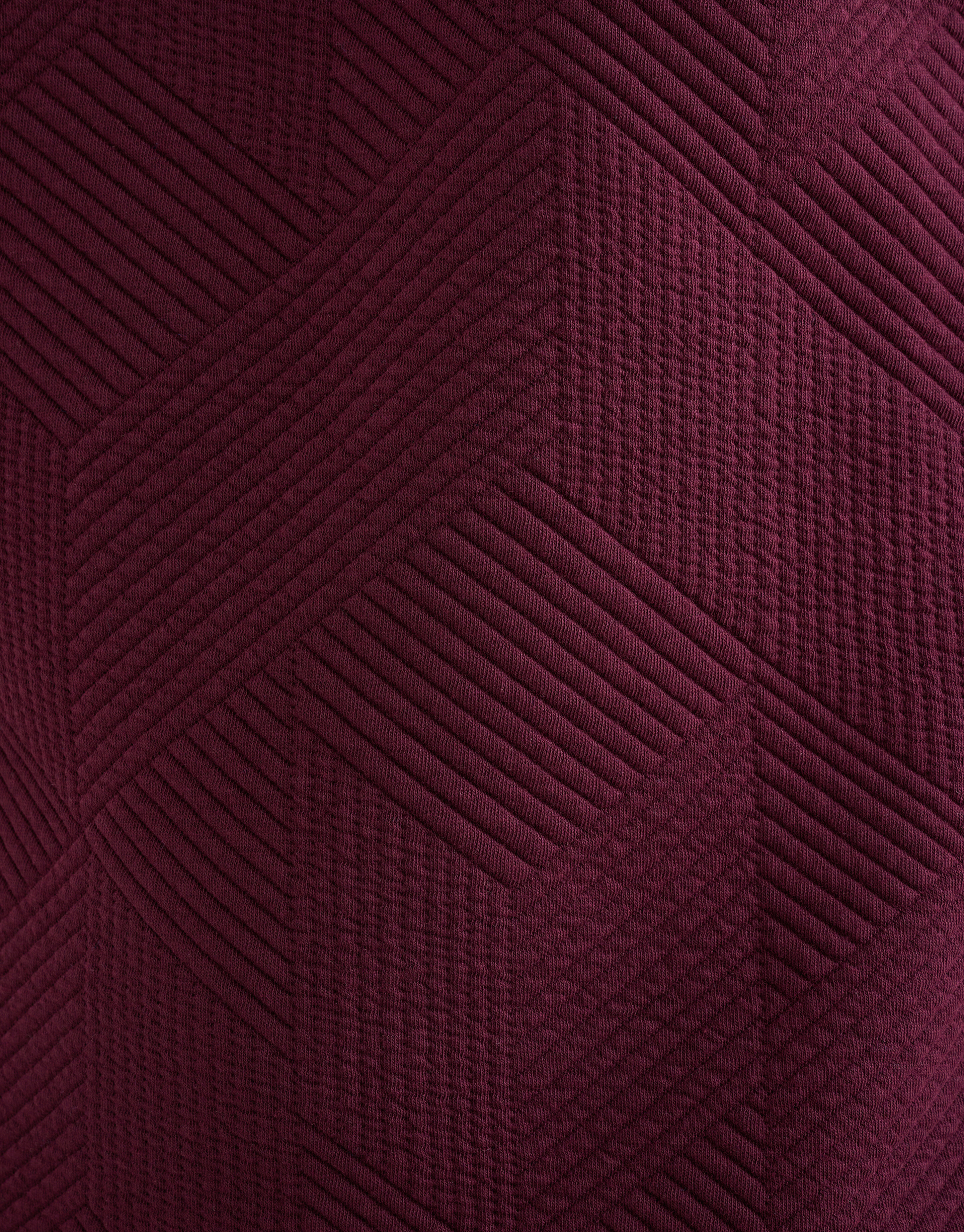 Geometrische Sweater Bordeaux SHOEBY MEN