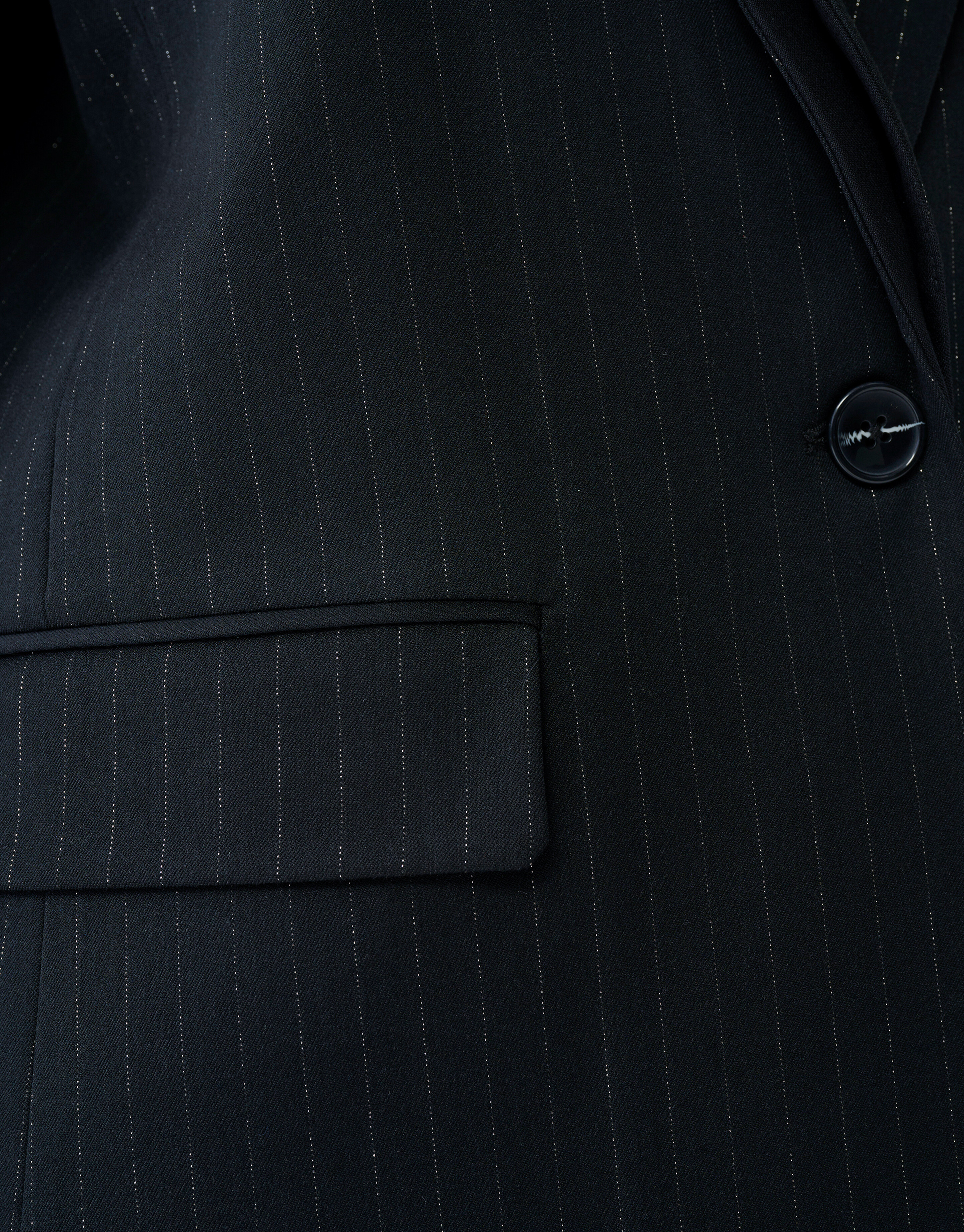 Pinstripe Blazer Zwart By Mieke SHOEBY WOMEN