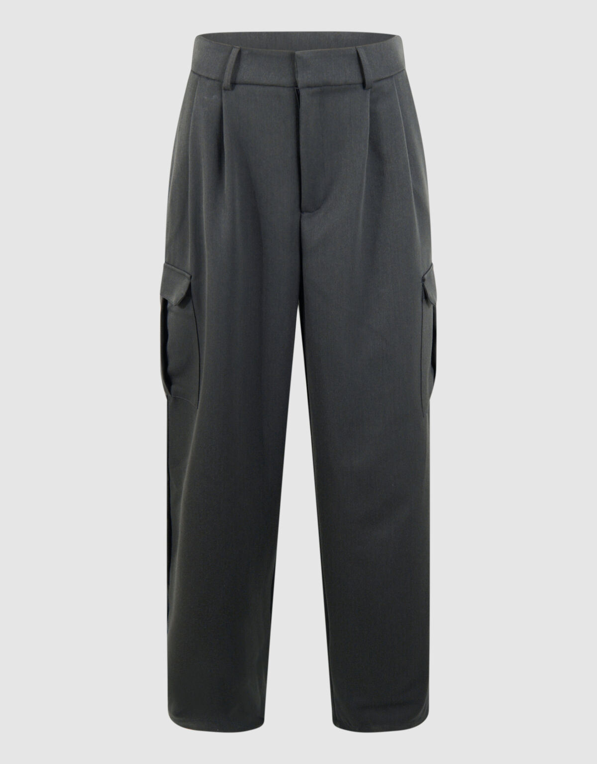 Cargo-Hose mit weitem Bein und Passform Dunkelgrau SHOEBY WOMEN