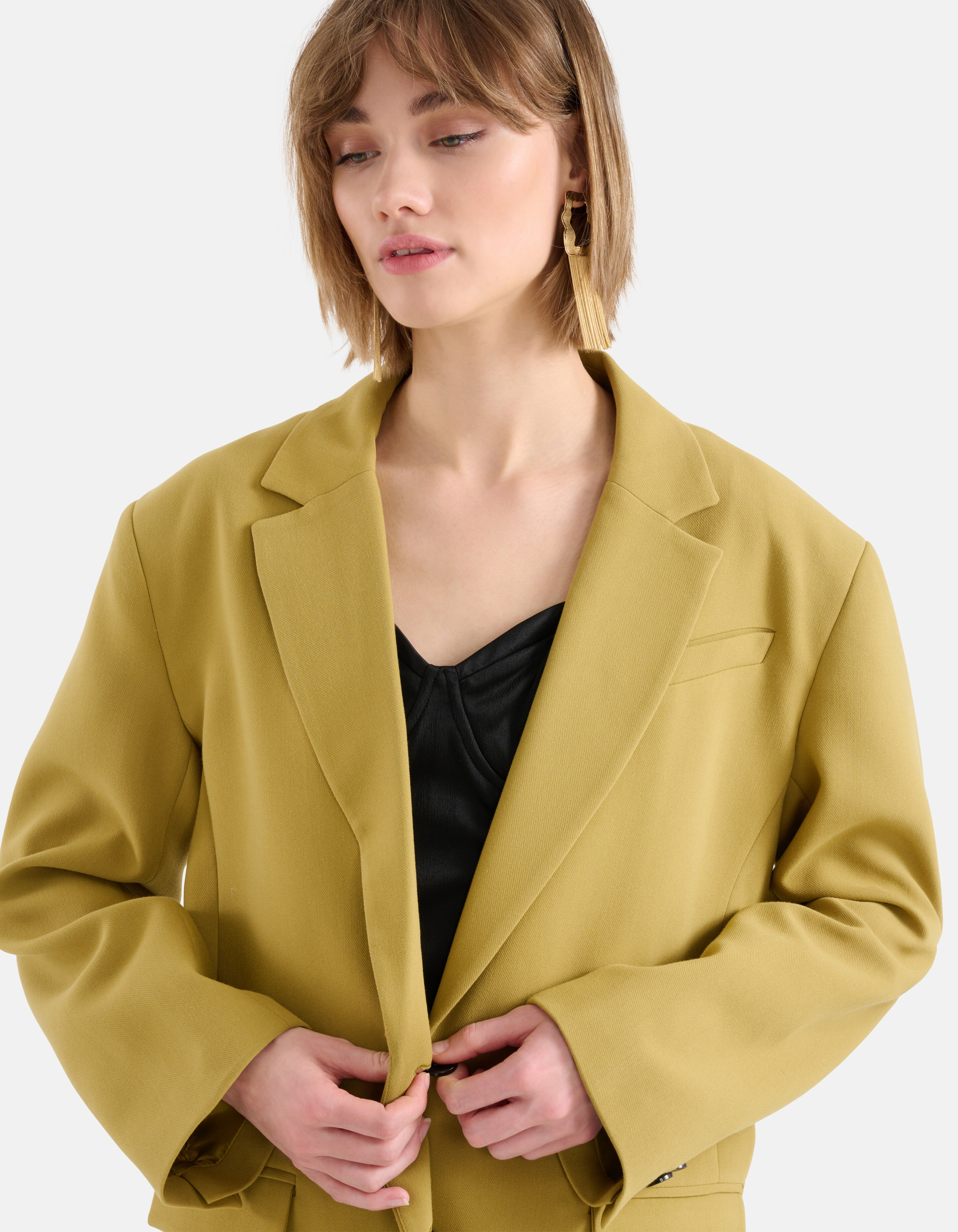 Übergroßer Blazer Olivgrün SHOEBY WOMEN