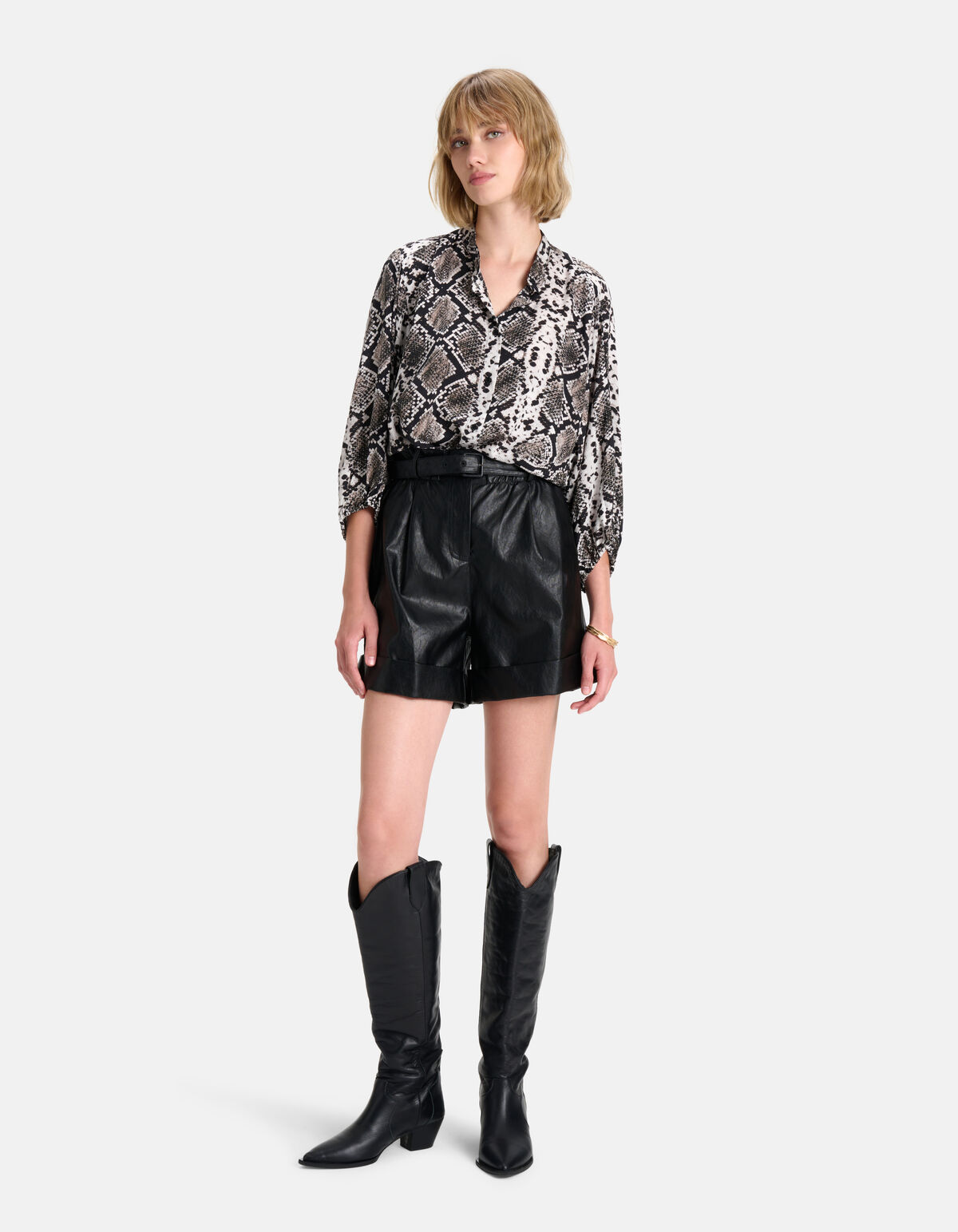 Bluse mit Schlangendruck SHOEBY WOMEN