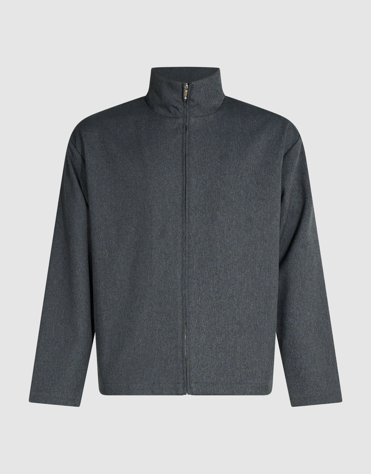 Melange Funnel Jacke Grau SHOEBY MEN