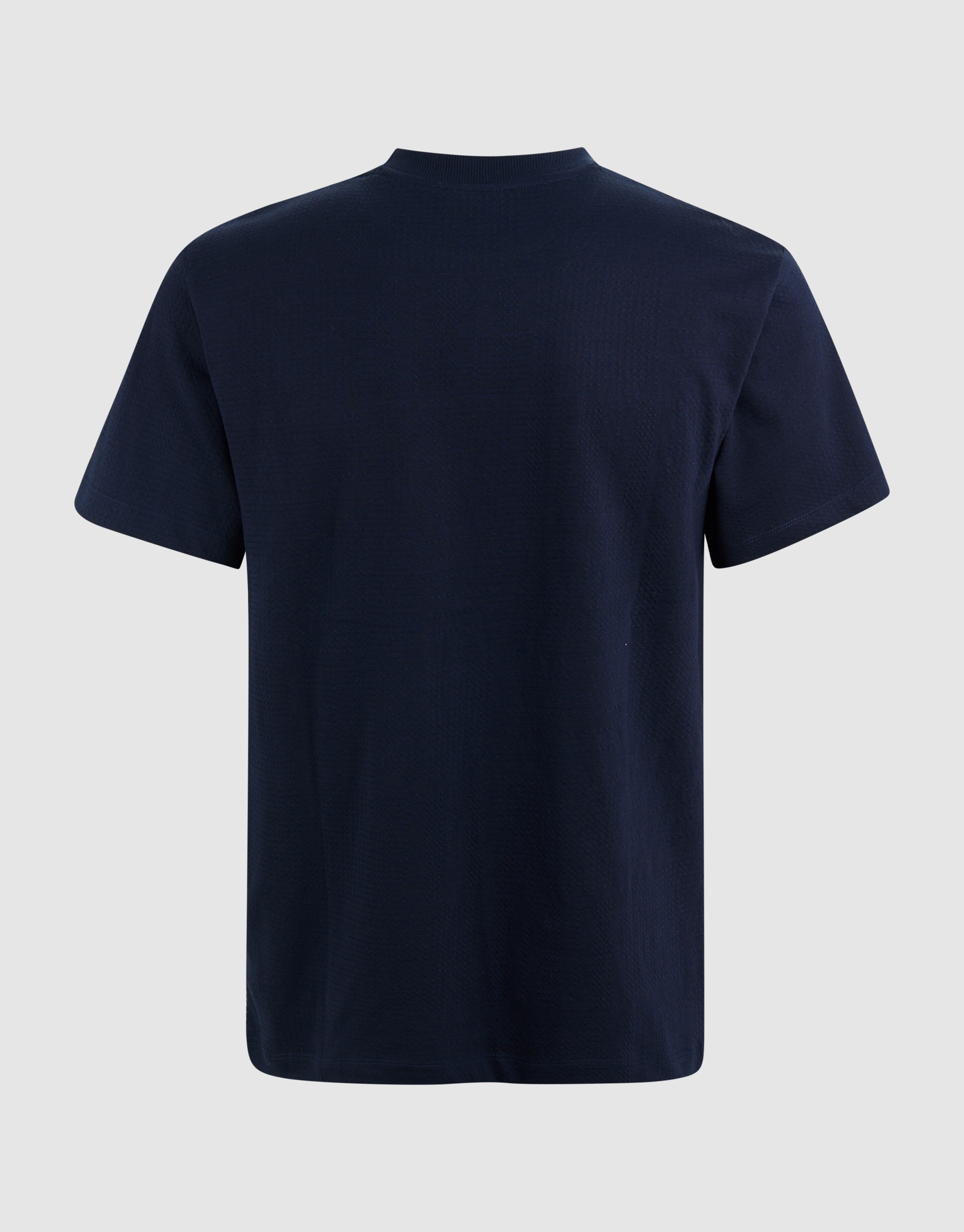 Jacquard-Label-T-Shirt Dunkelblau SHOEBY MEN