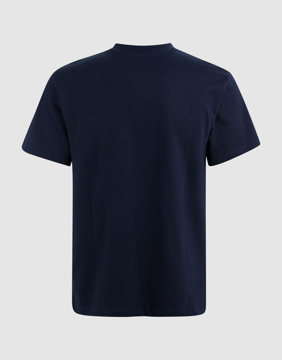 Jacquard-Label-T-Shirt Dunkelblau SHOEBY MEN